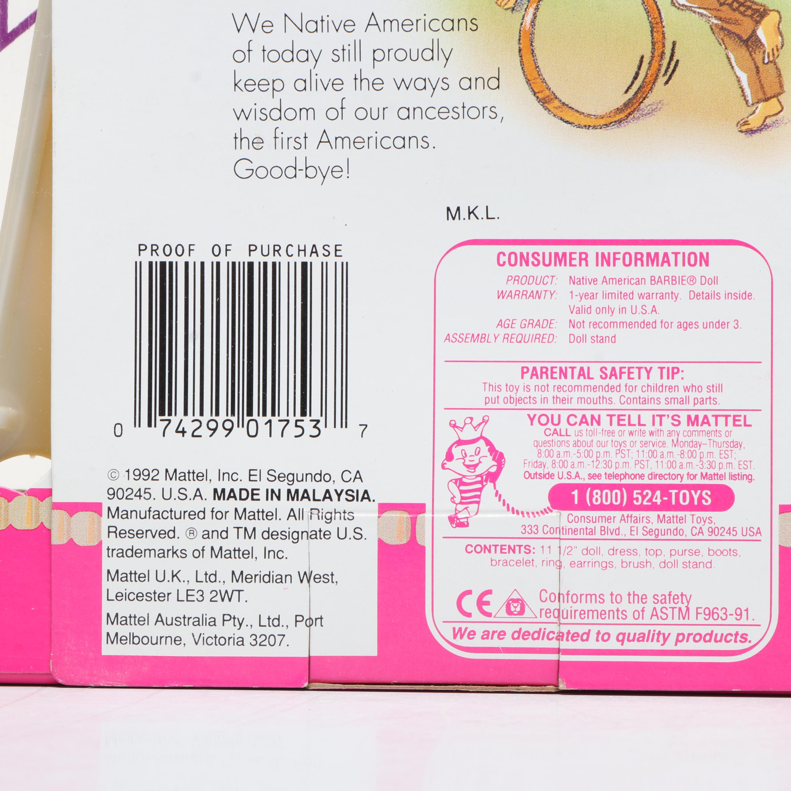 Mattel Barbie Dolls Featuring "Chinese Barbie" with Applause "Sally" Doll