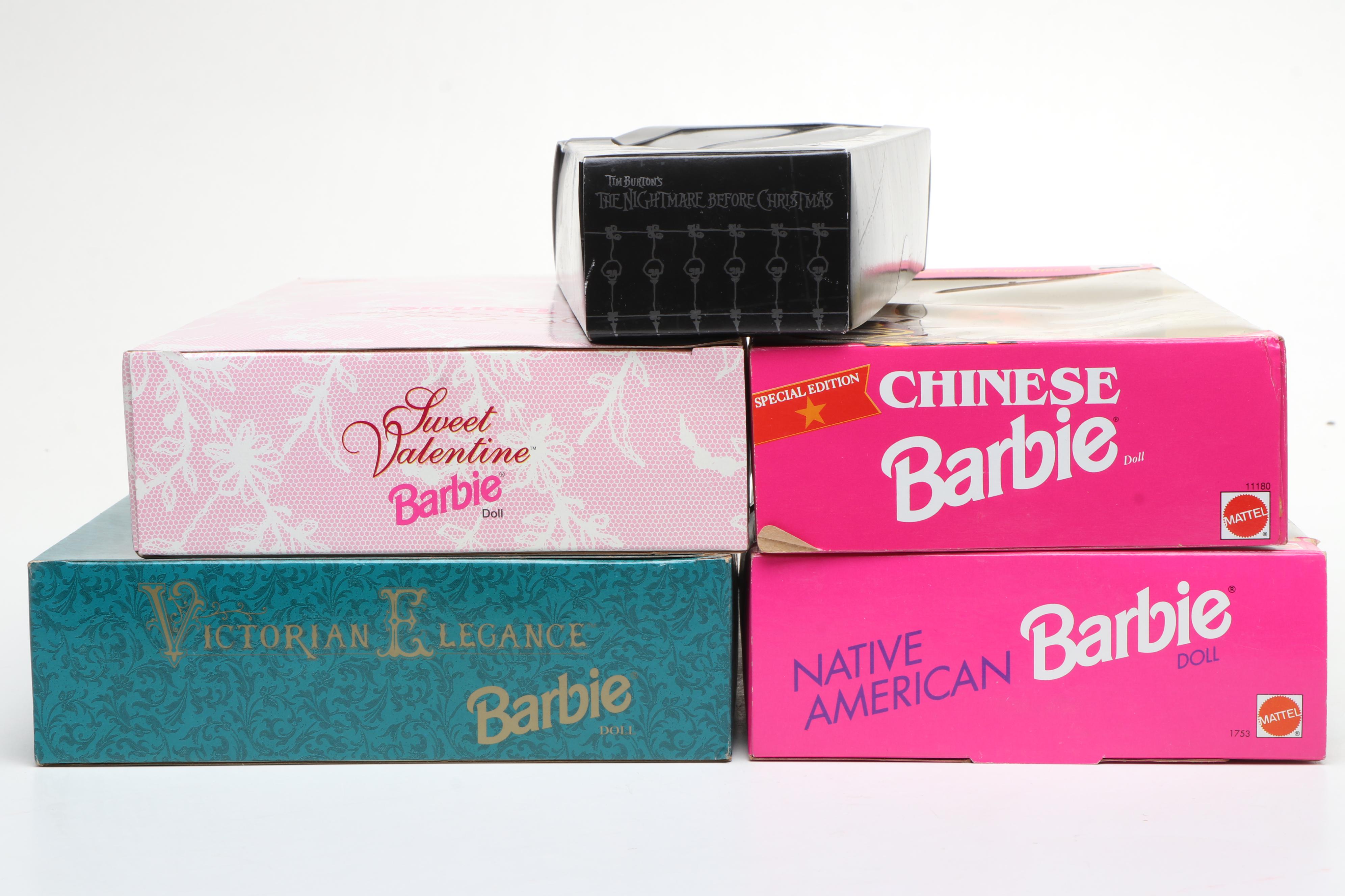 Mattel Barbie Dolls Featuring "Chinese Barbie" with Applause "Sally" Doll