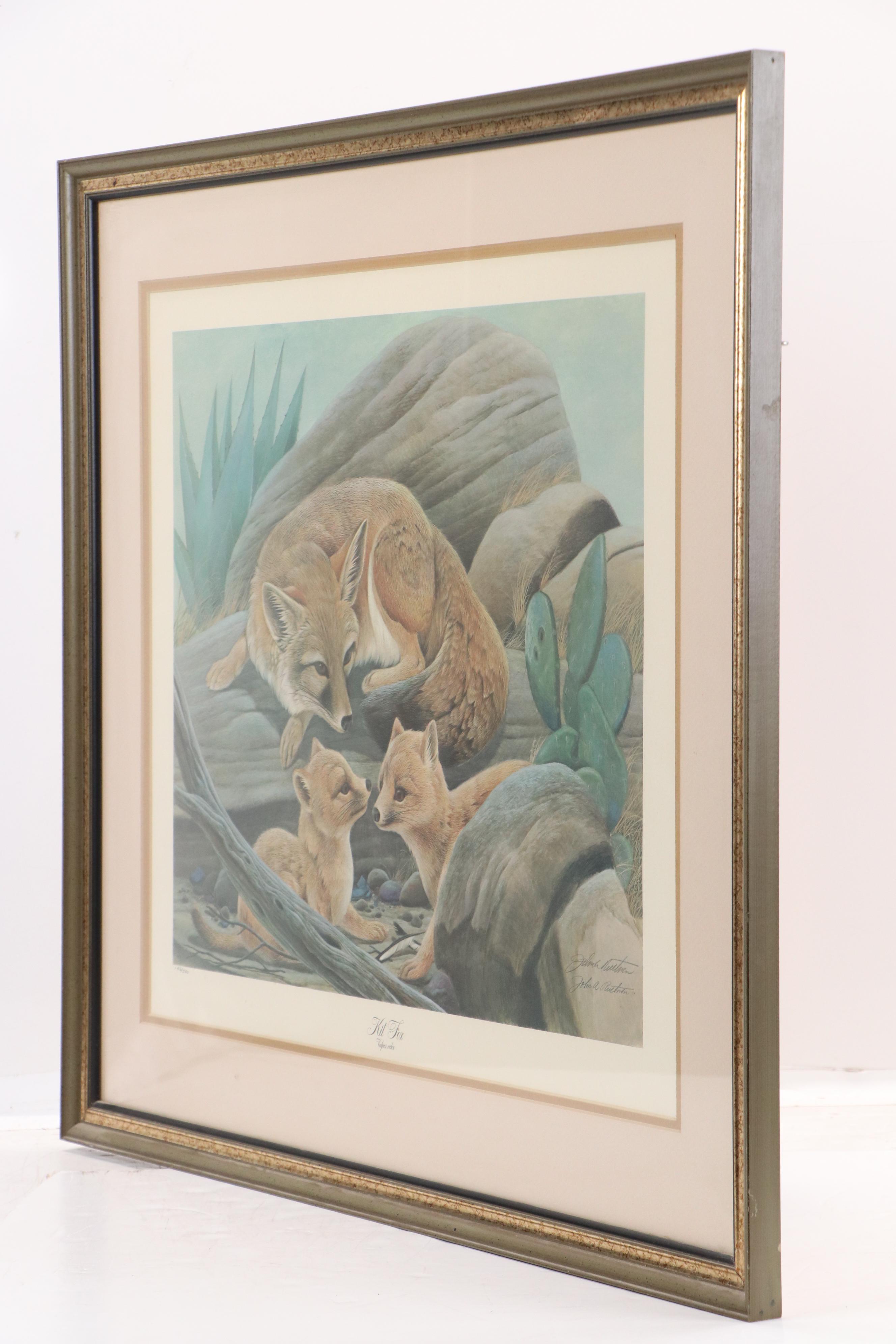John A. Ruthven Offset Lithograph "Kit Fox"