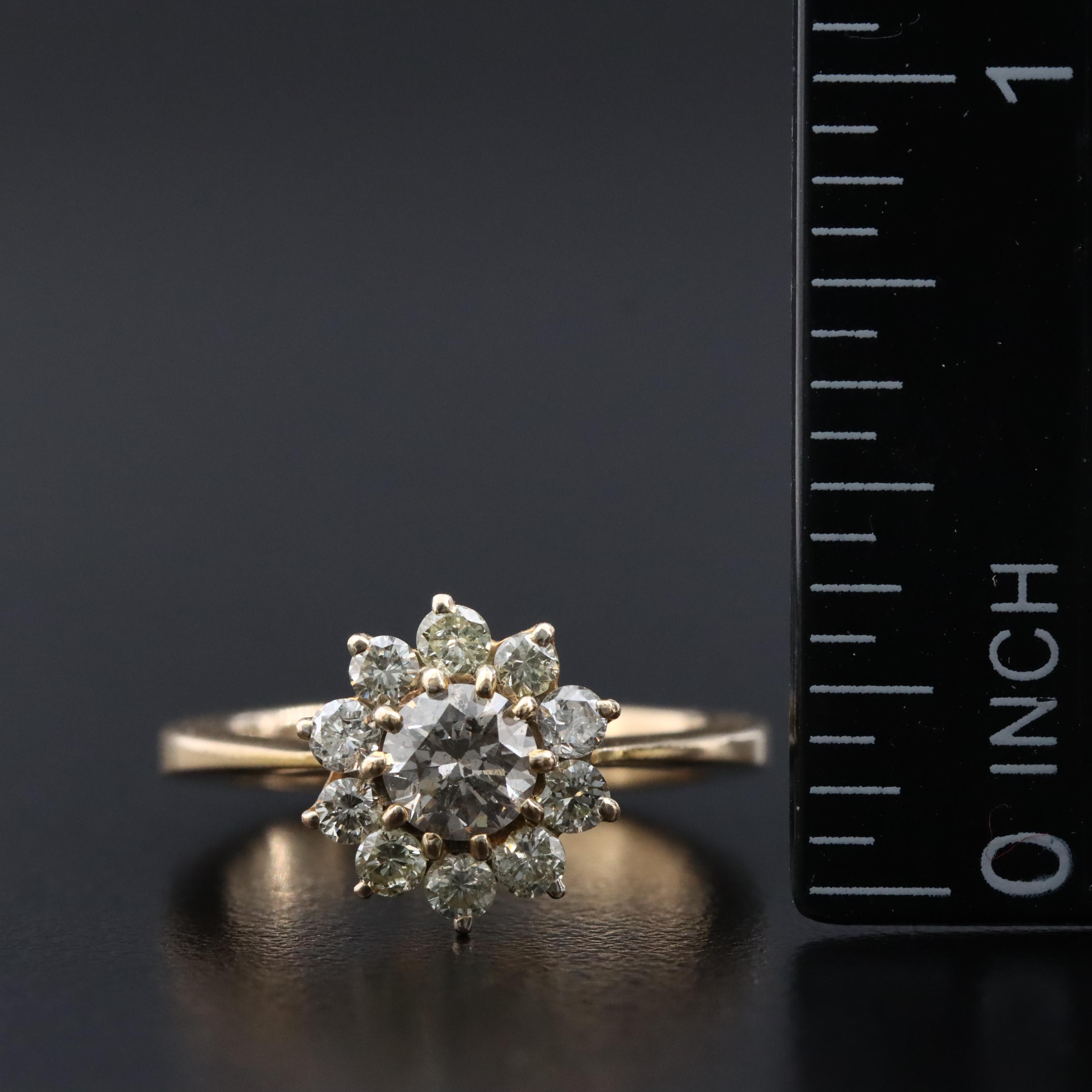 14K 0.80 CTW Diamond Ring