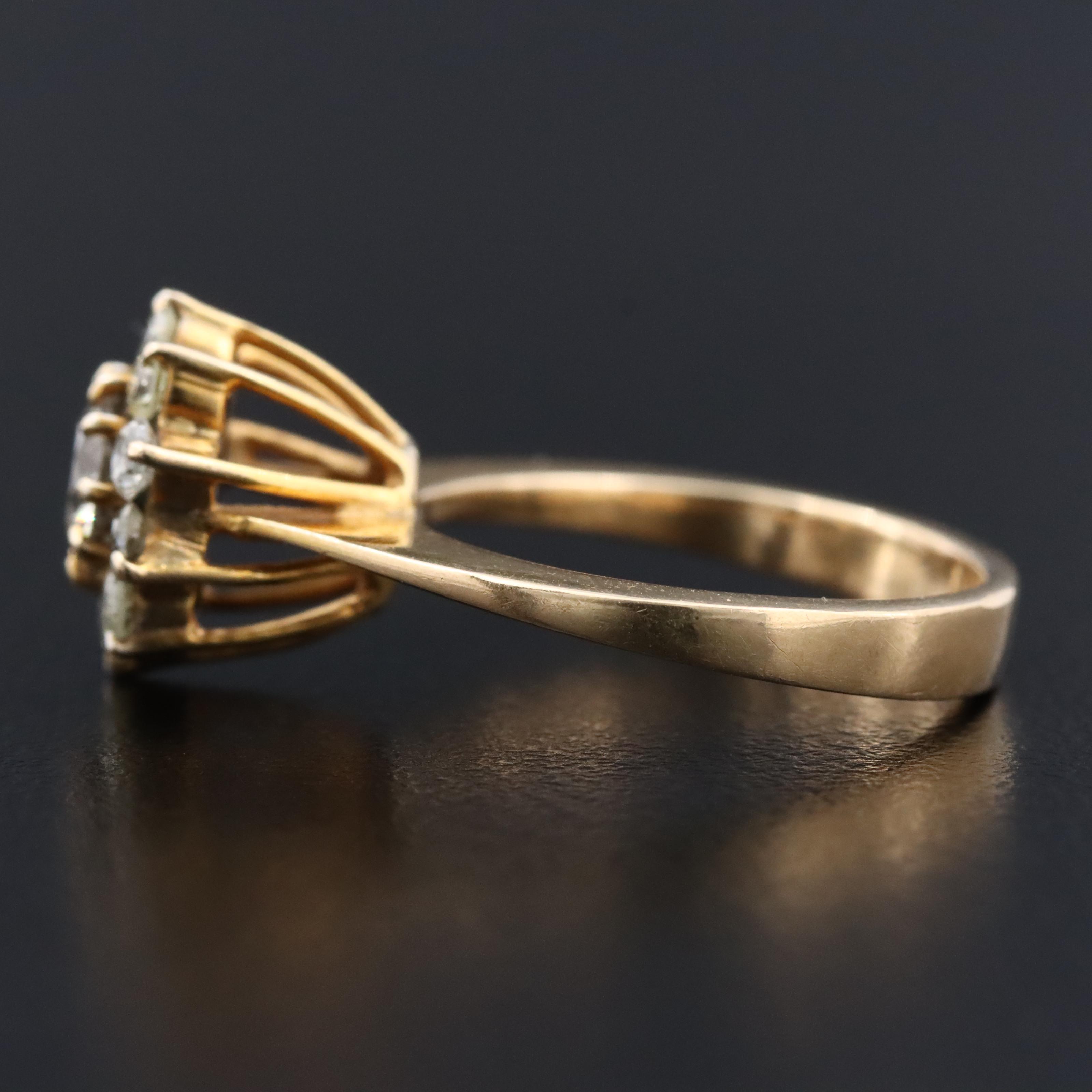 14K 0.80 CTW Diamond Ring