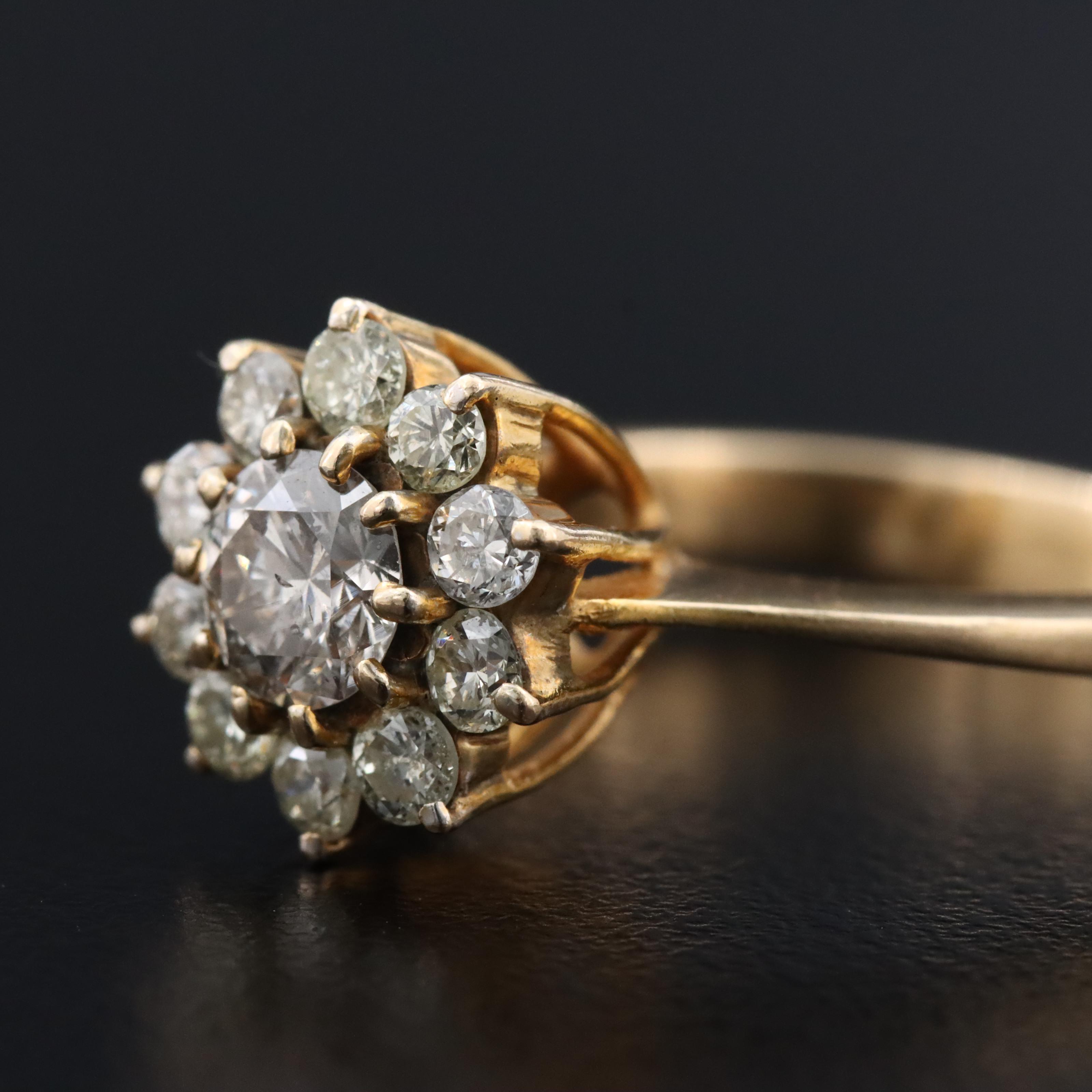 14K 0.80 CTW Diamond Ring