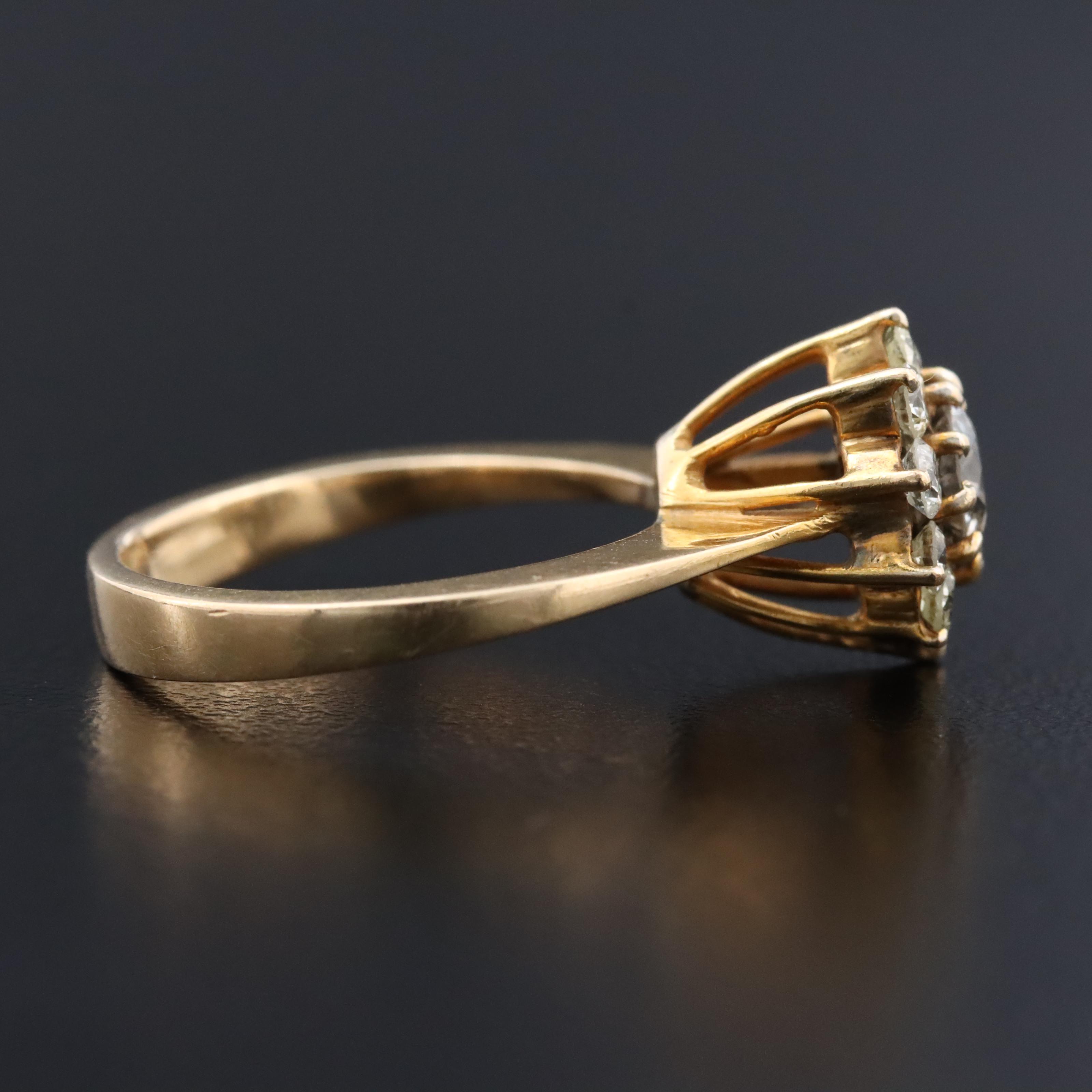 14K 0.80 CTW Diamond Ring