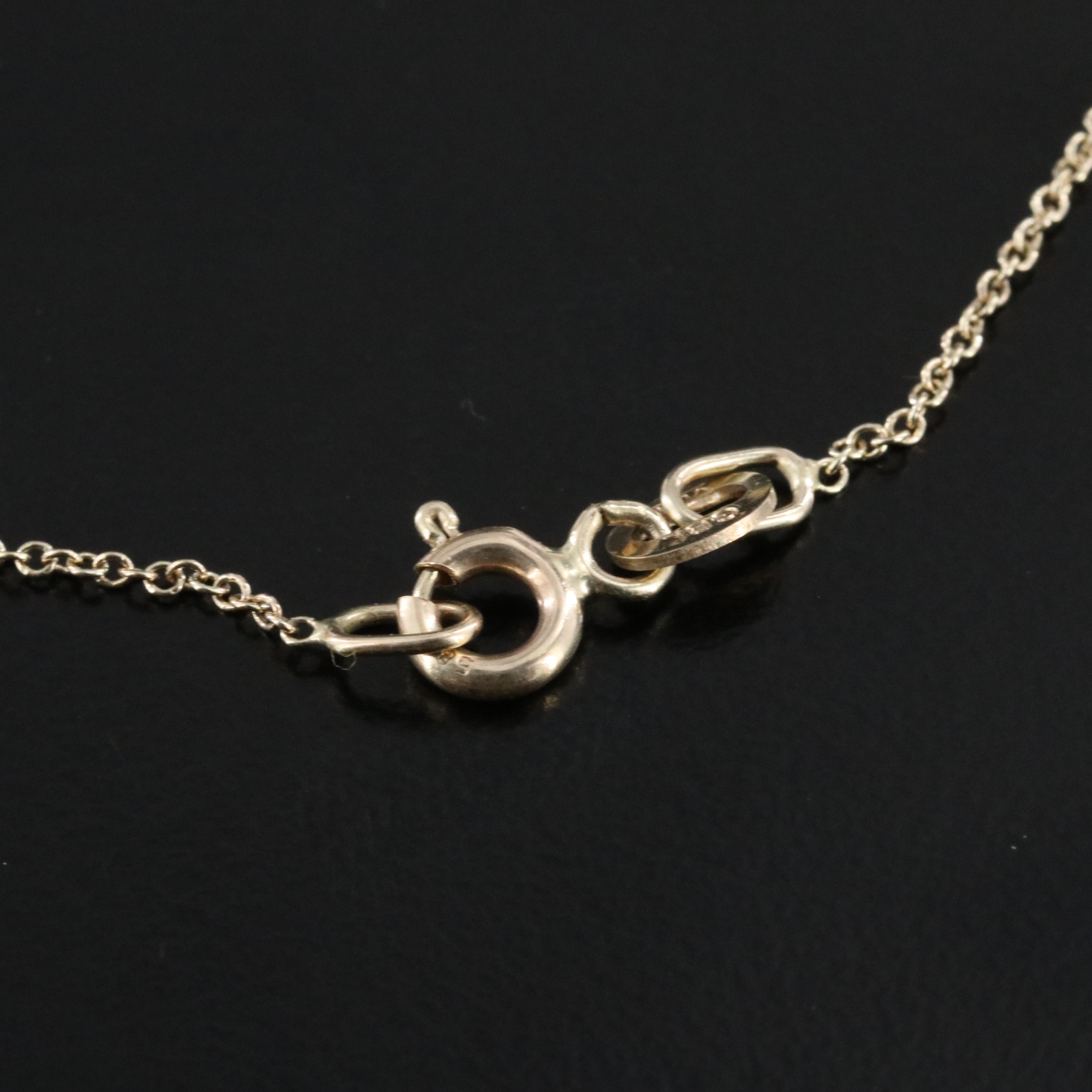 14K 5.01 CT Lab Grown Diamond Necklace with IGI Report