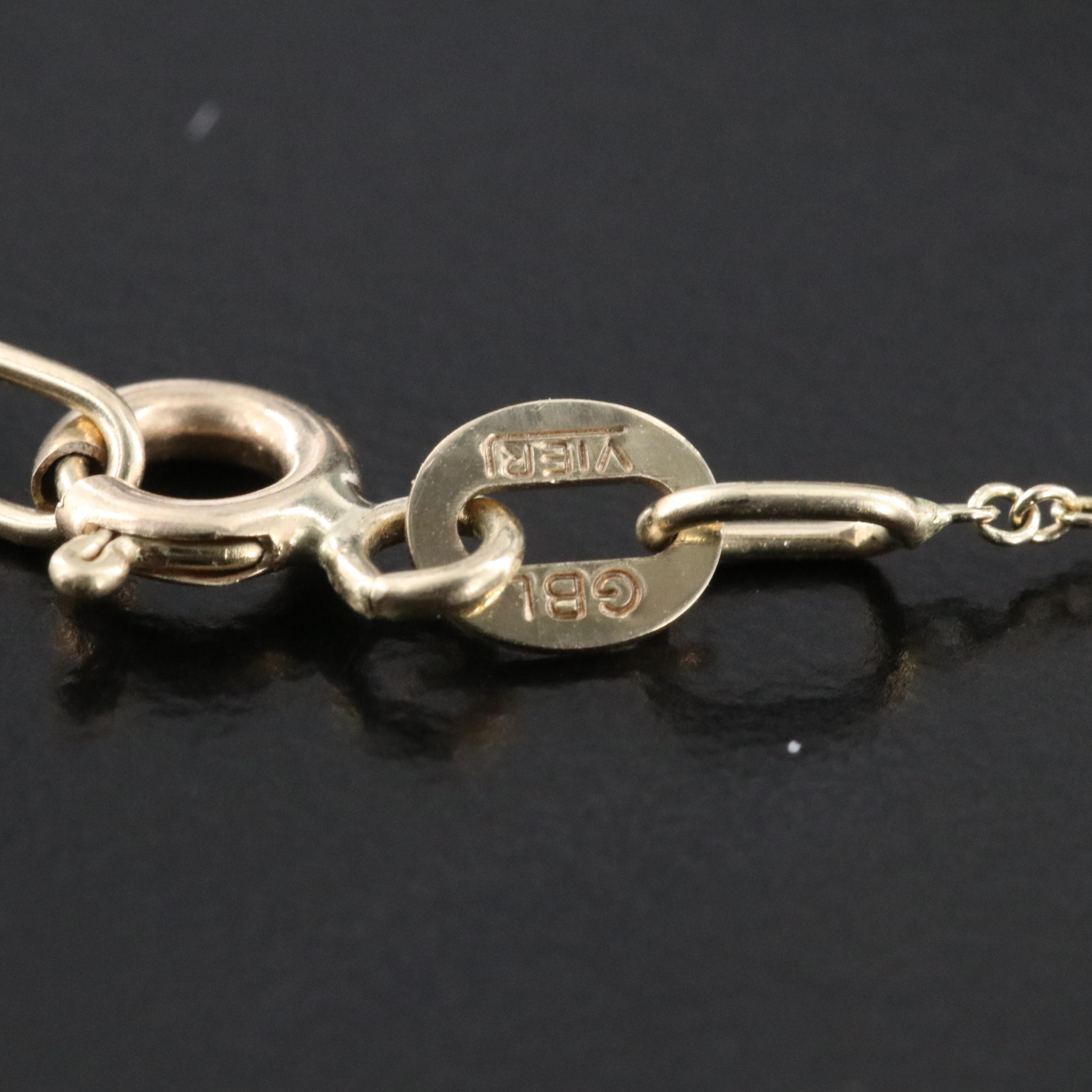 14K 5.01 CT Lab Grown Diamond Necklace with IGI Report