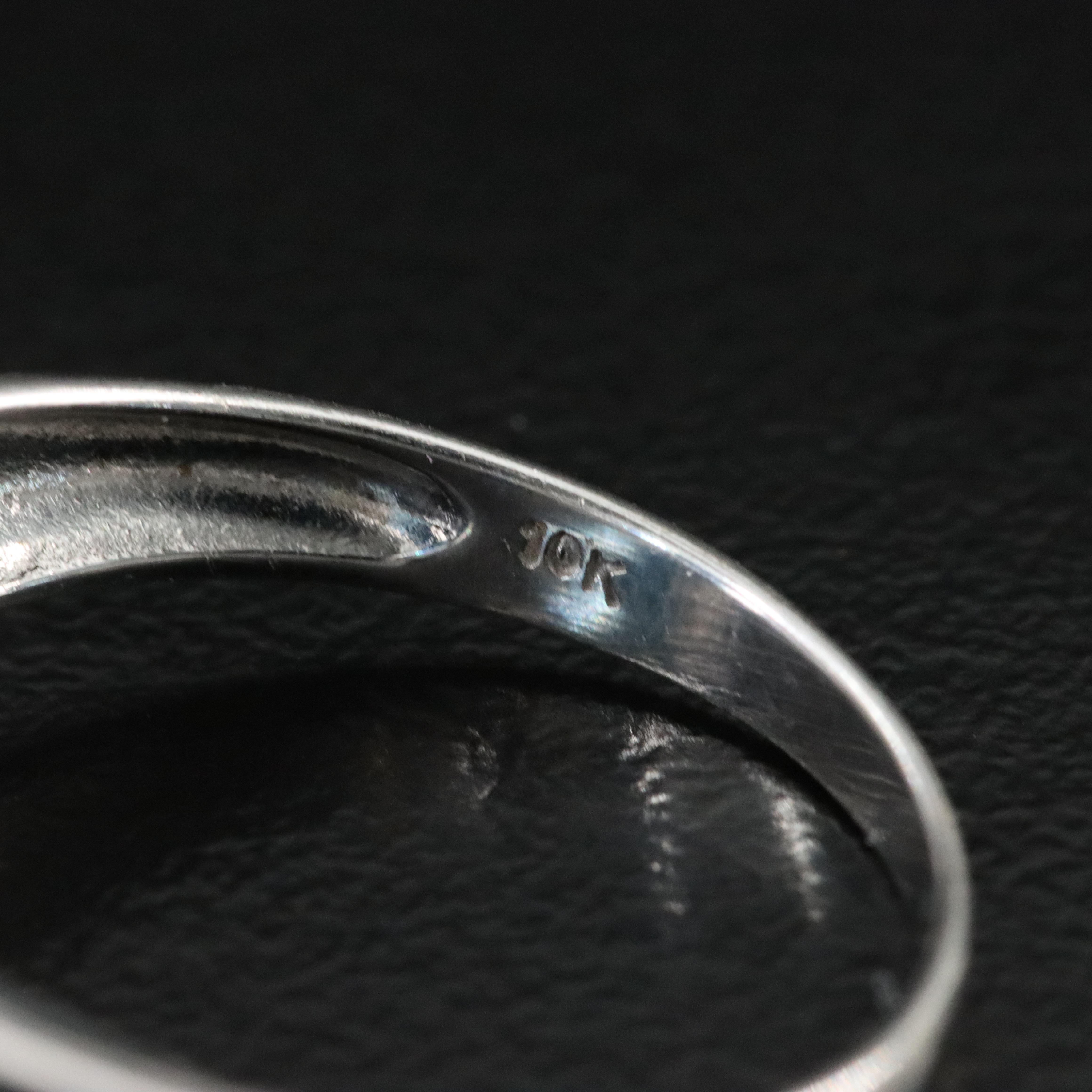 10K Topaz and Diamond Ring