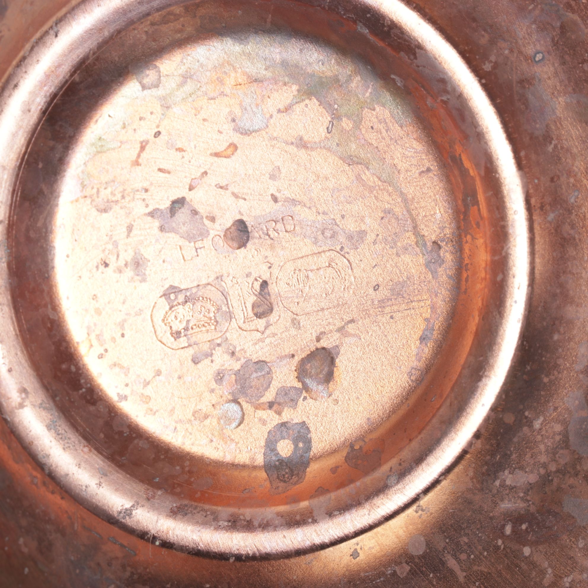 Copper & Brass Round Chafer with Sauce Pans