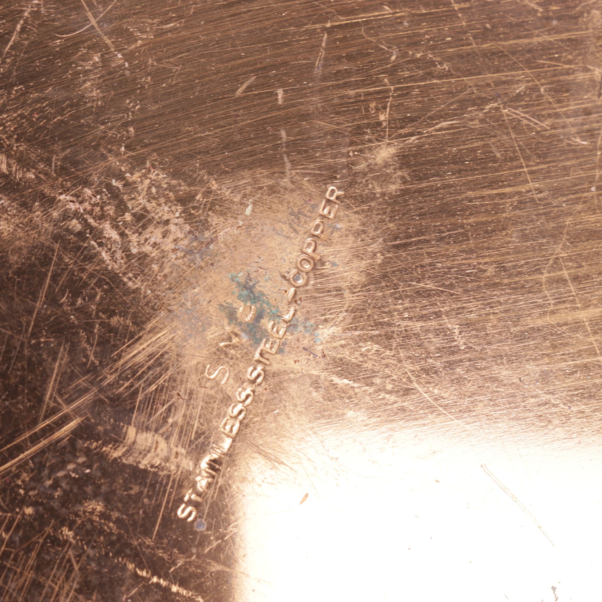 Copper & Brass Round Chafer with Sauce Pans