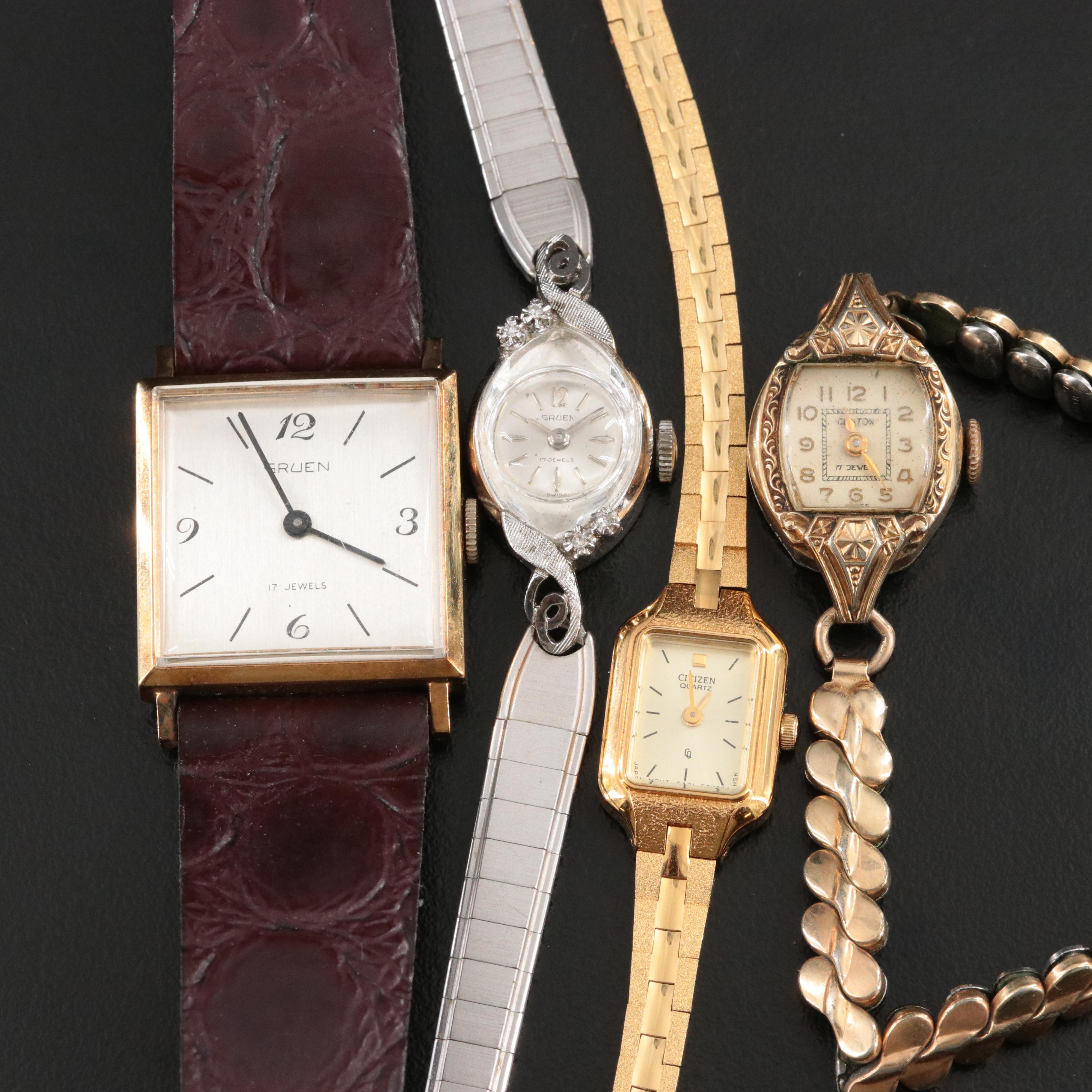 Clinton, Citizen and Gruen Watches