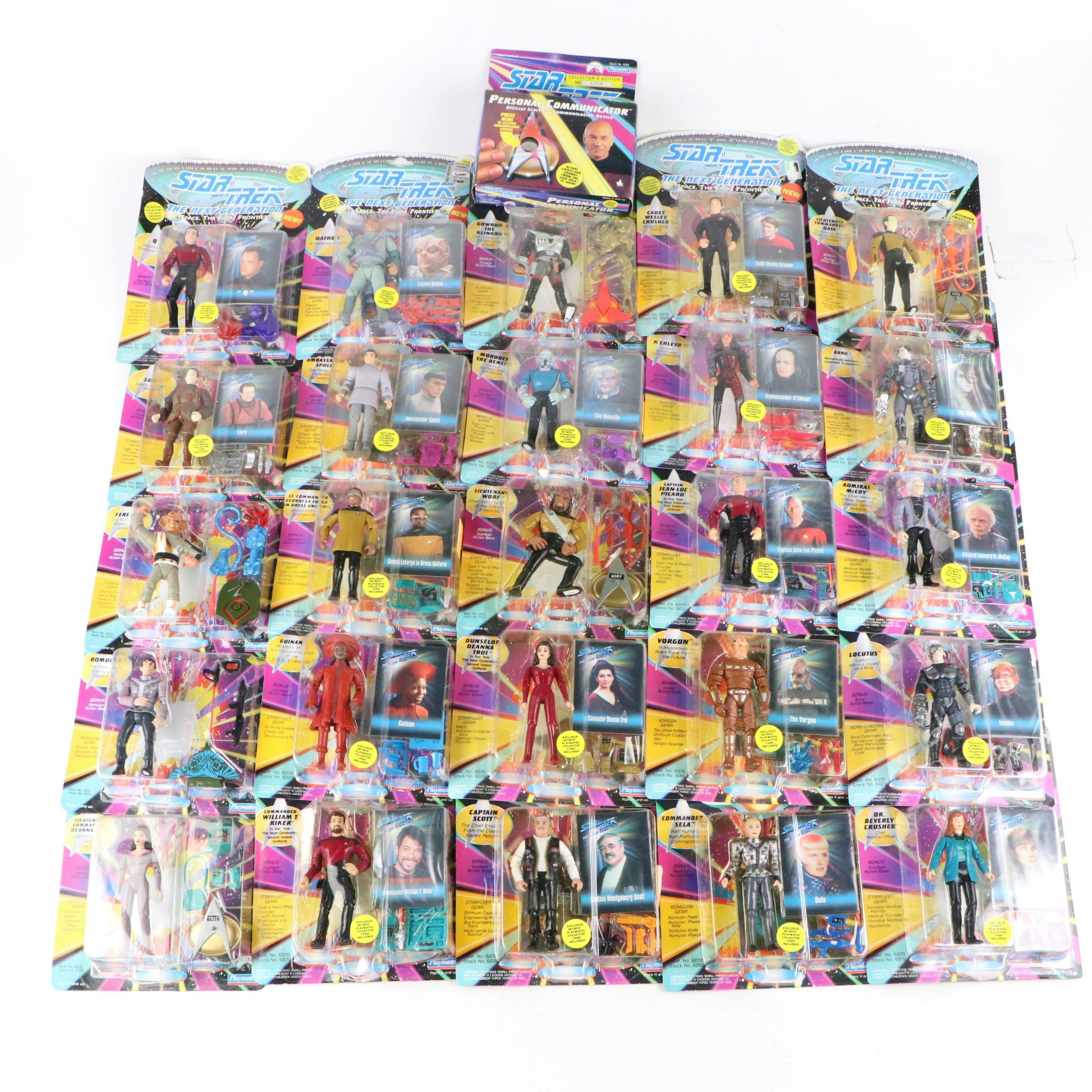 Star Trek: the Next Generation Action Figures in Original Packaging, 1990s