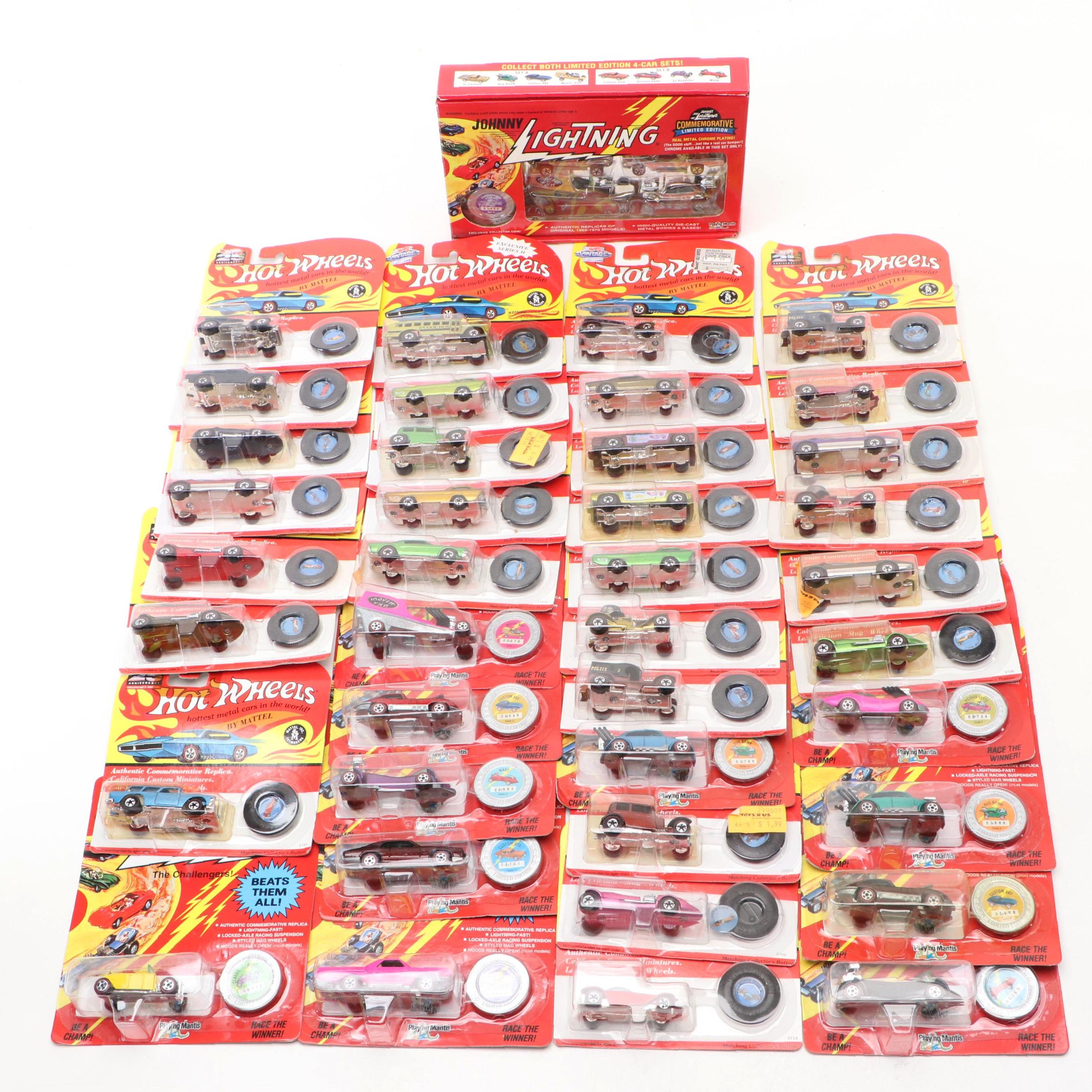 Hot Wheels and Johnny Lightning Diecast Toy Cars, Late 20th Century