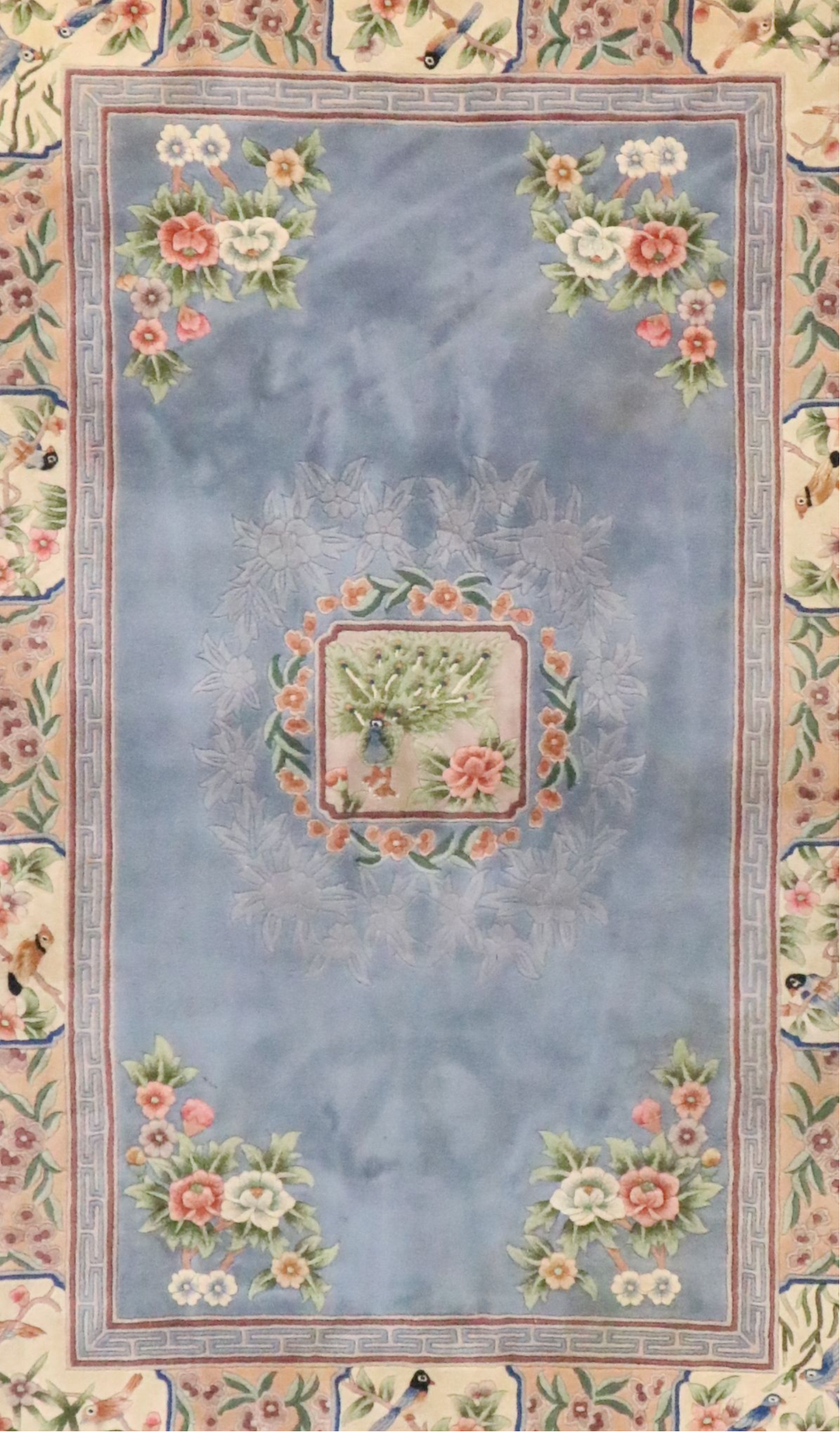 5' x 8'8 Hand-Knotted Chinese Peking Area Rug