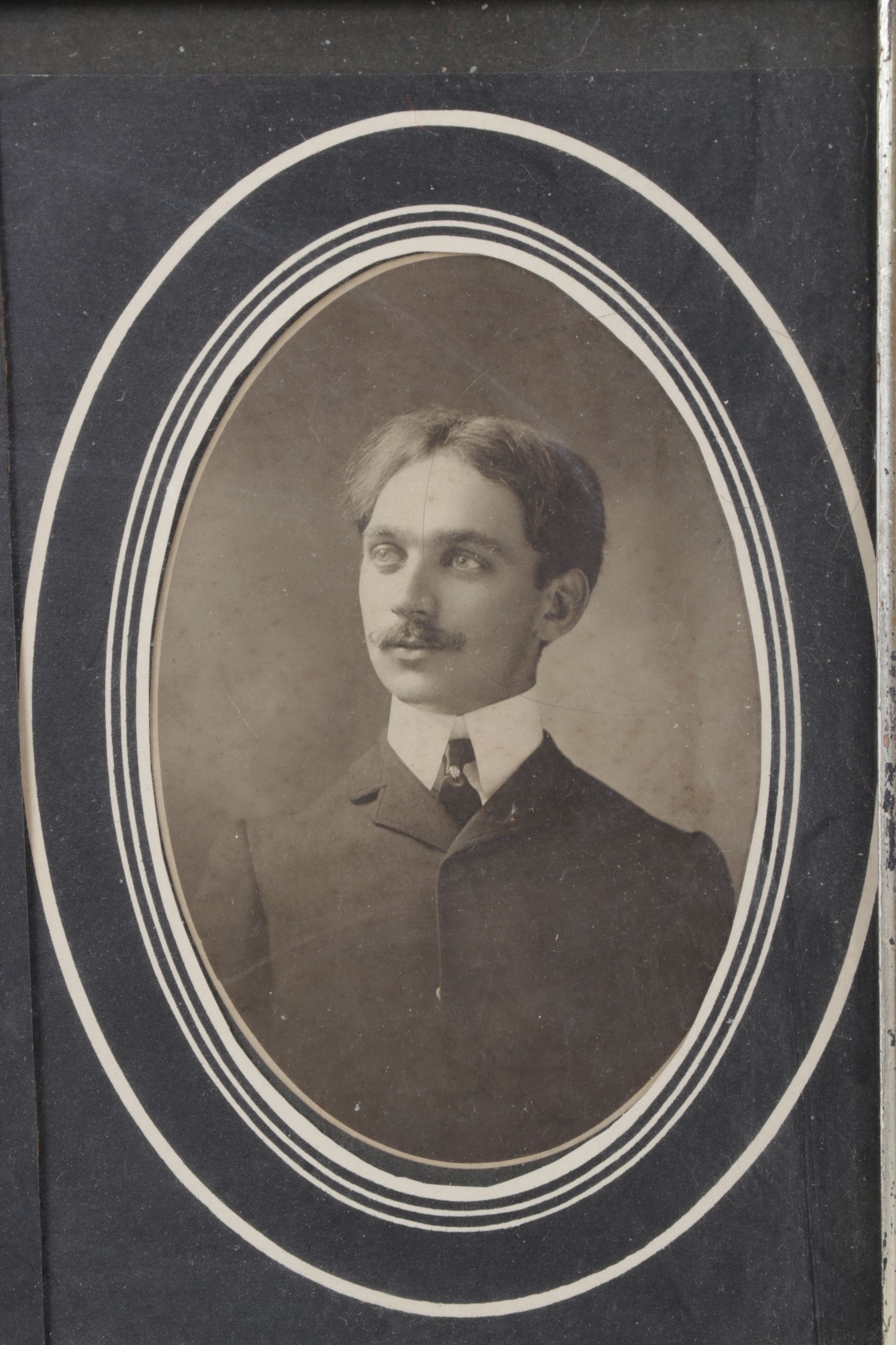 Photographs in Deep Walnut Frames, Early 20th Century