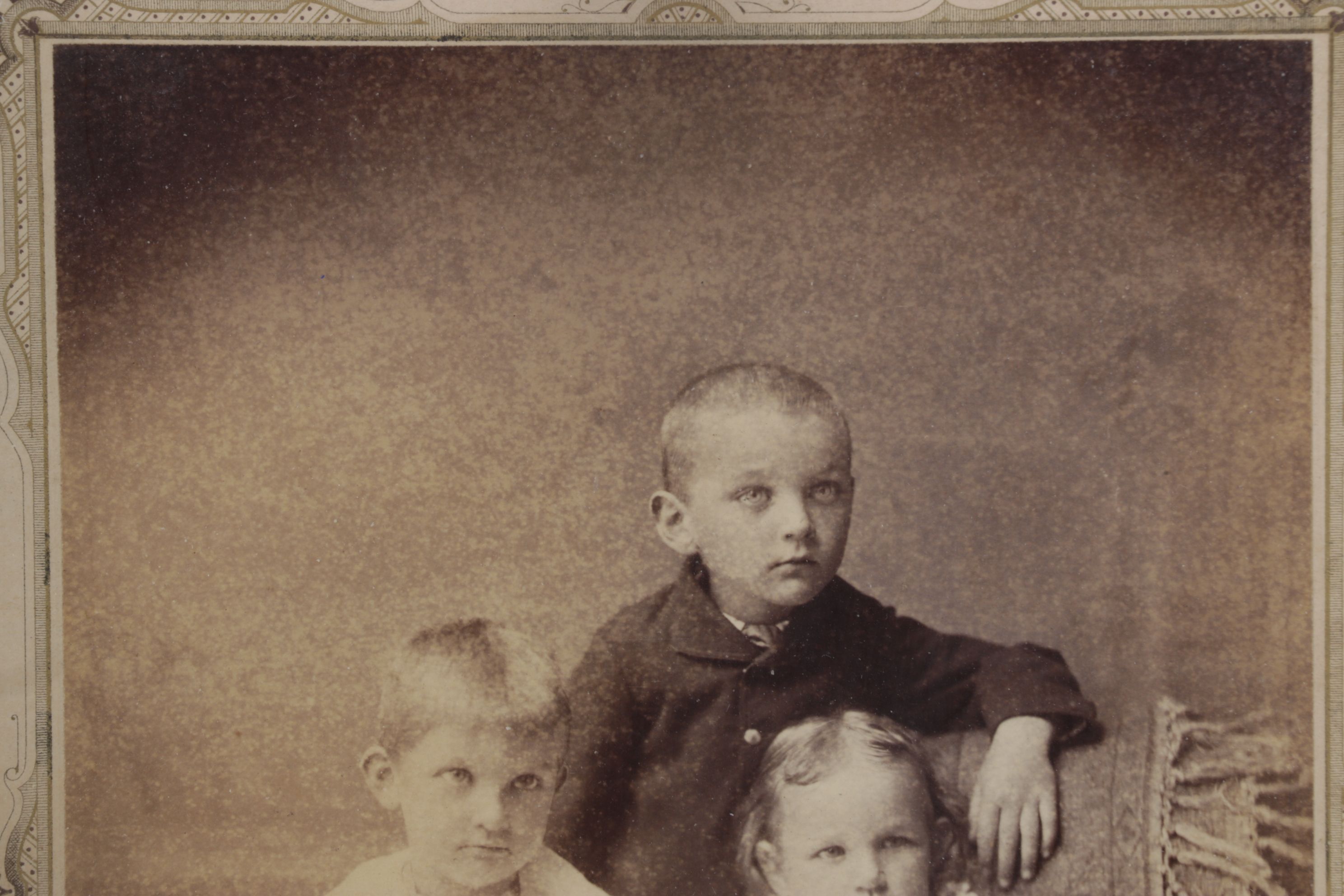 Photographs in Deep Walnut Frames, Early 20th Century