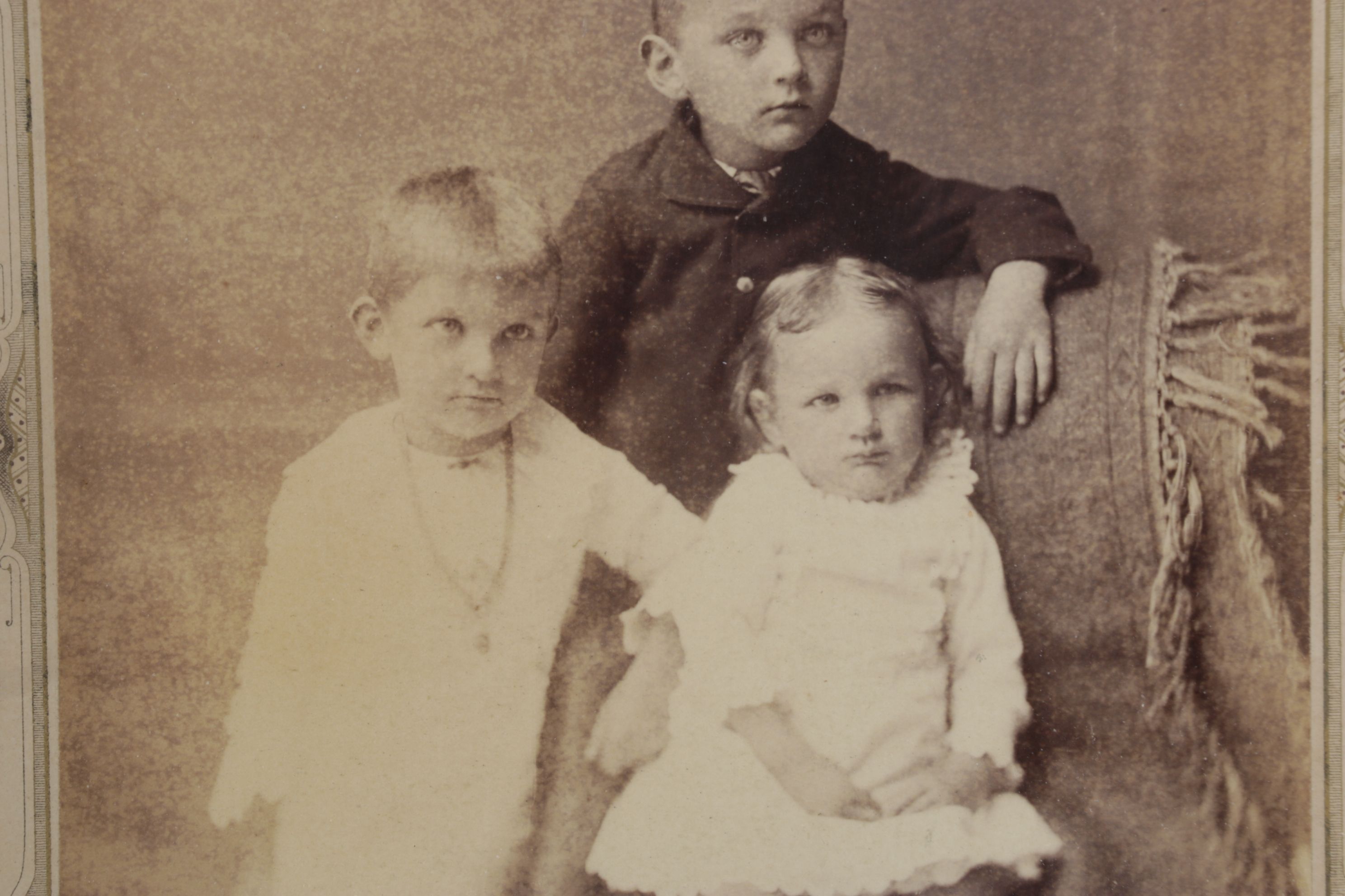 Photographs in Deep Walnut Frames, Early 20th Century