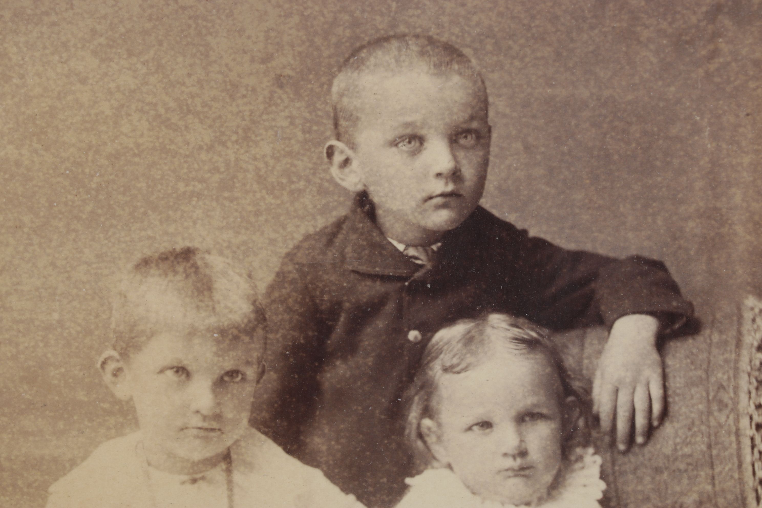 Photographs in Deep Walnut Frames, Early 20th Century