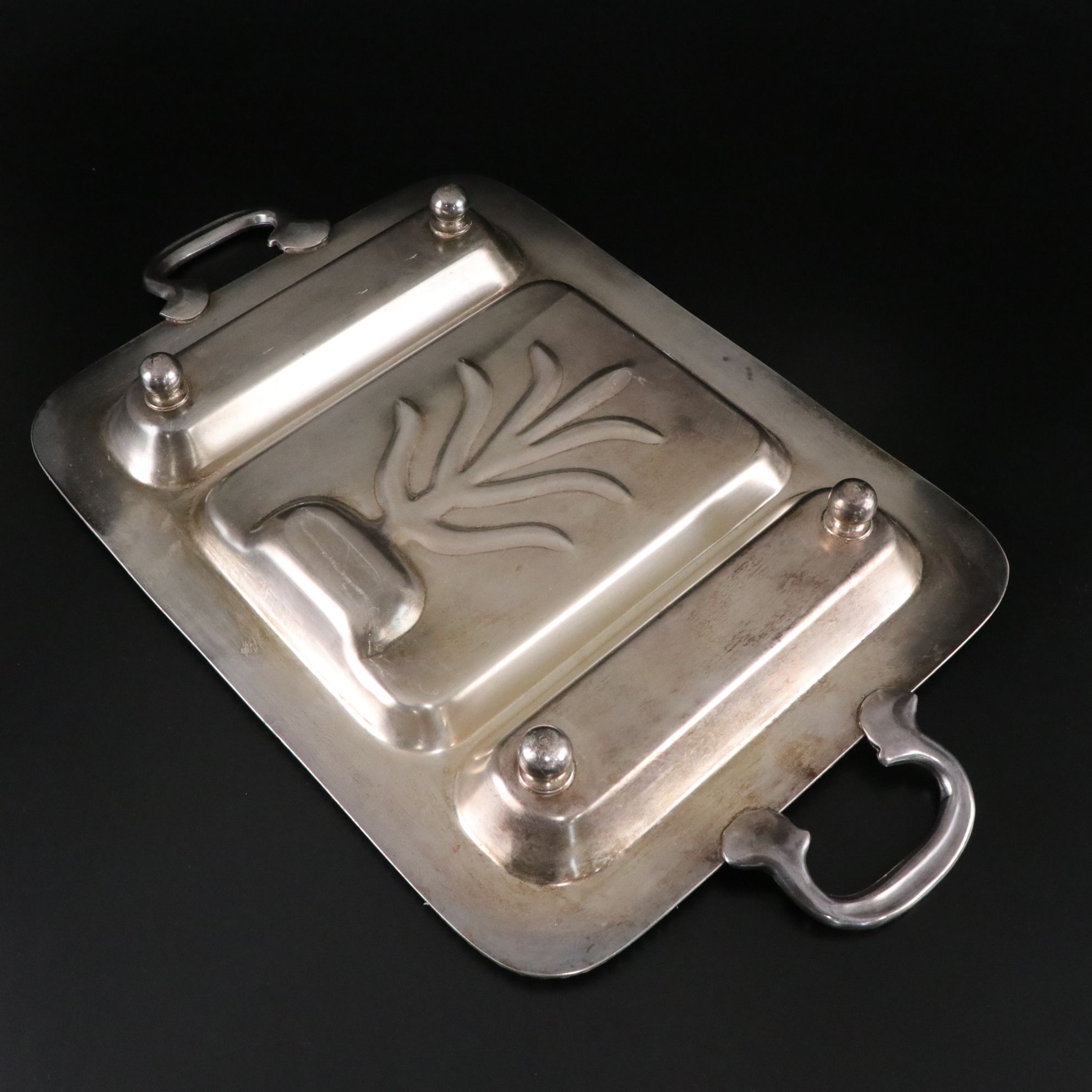 Silver Plate Trivets, Divided Tray & Other Serveware