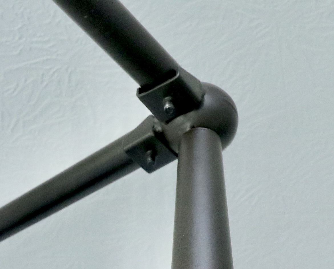 Black Metal Canopy Queen Bed, Mattress and Foundation