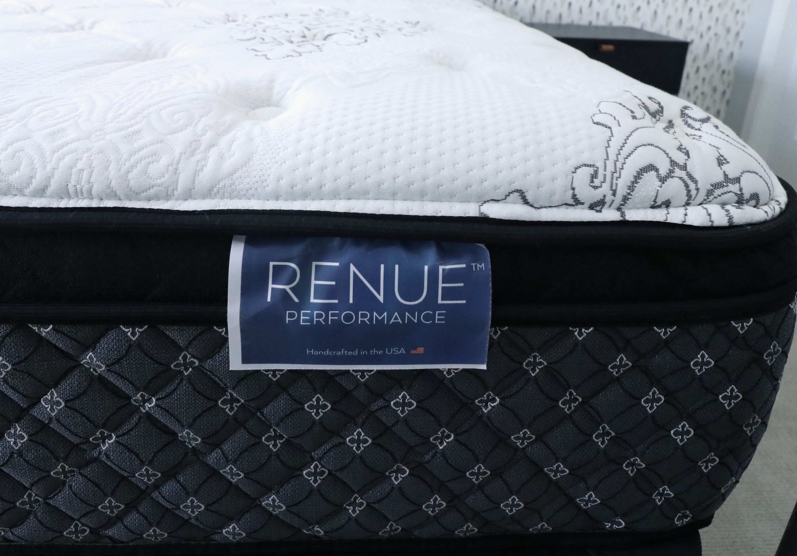 Black Metal Canopy Queen Bed, Mattress and Foundation