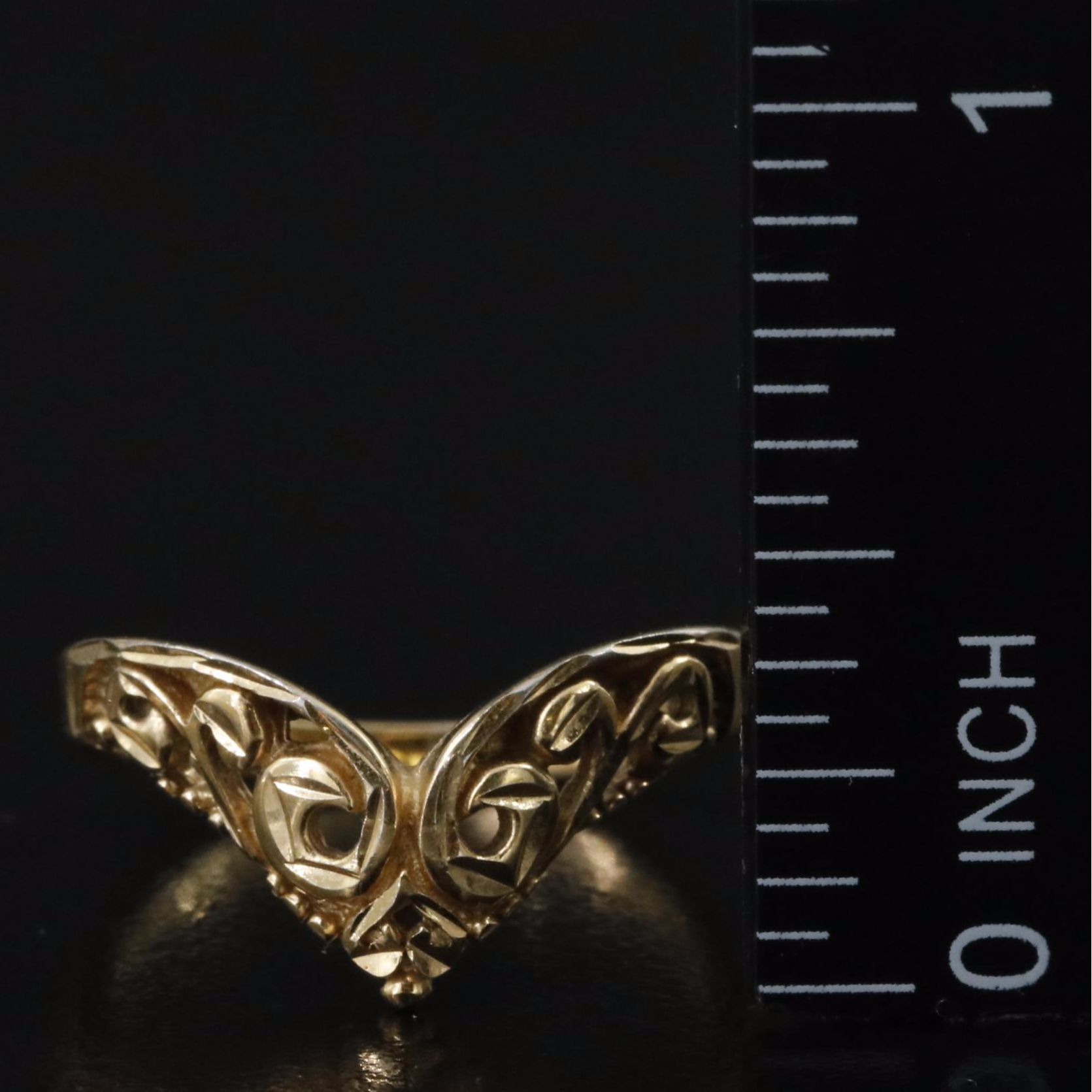 Vintage Chevron Ring