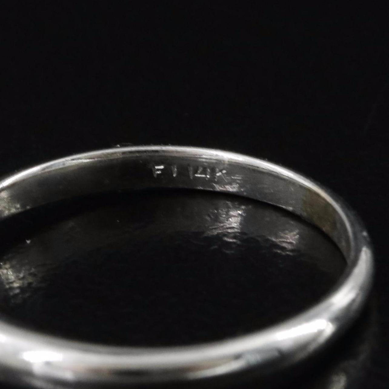 14K Open Mount Solitaire Ring