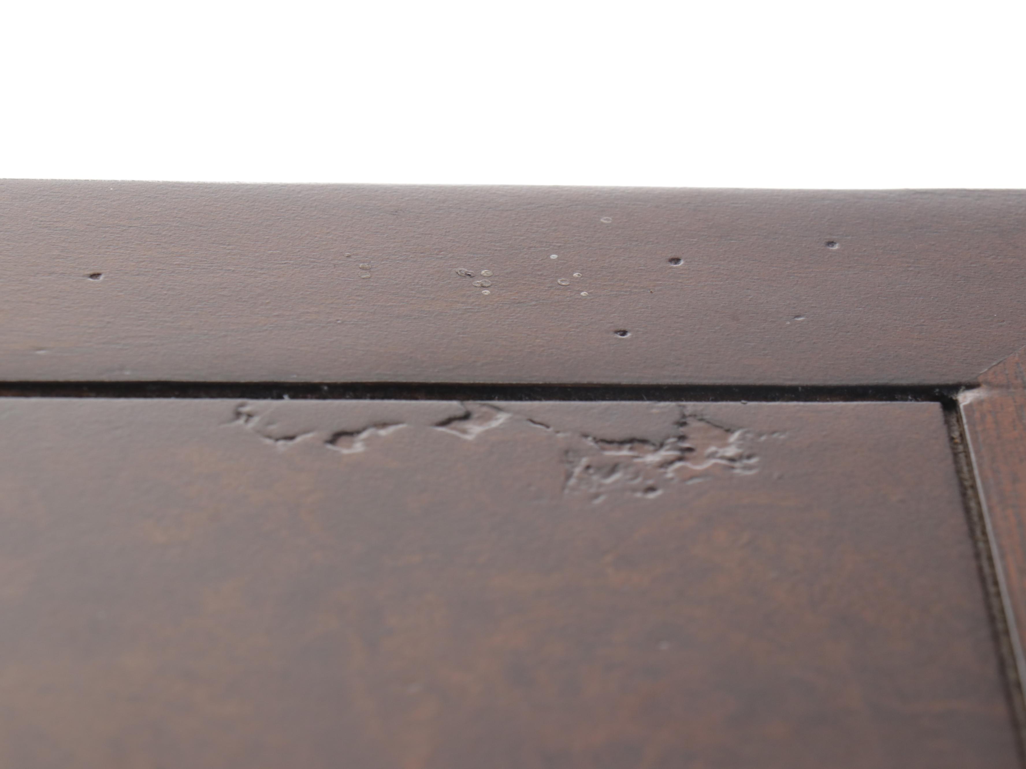 Anglo-Chinese Style Burl Wood Chest of Drawers