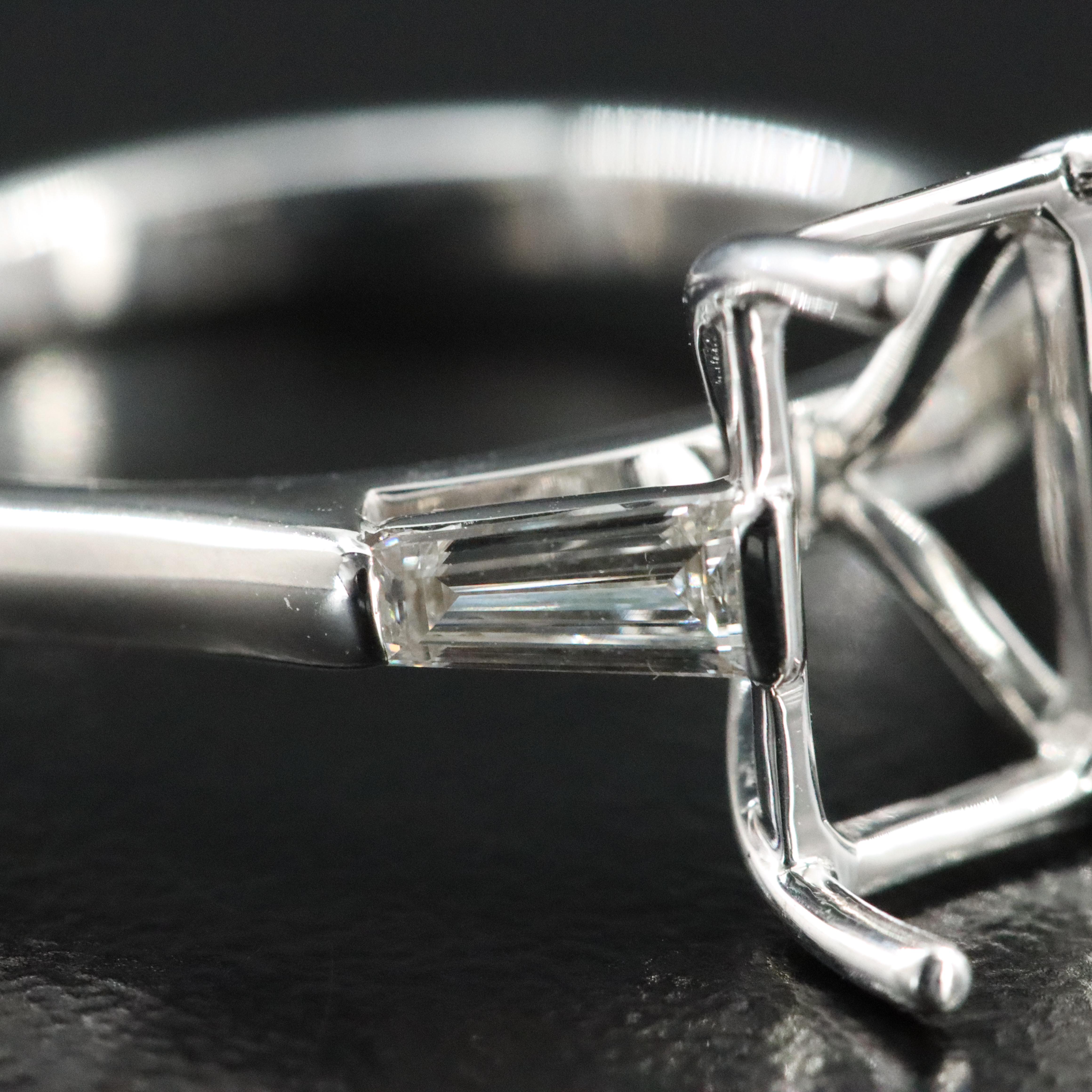 18K 0.34 CTW Lab Grown Diamond Semi Mount