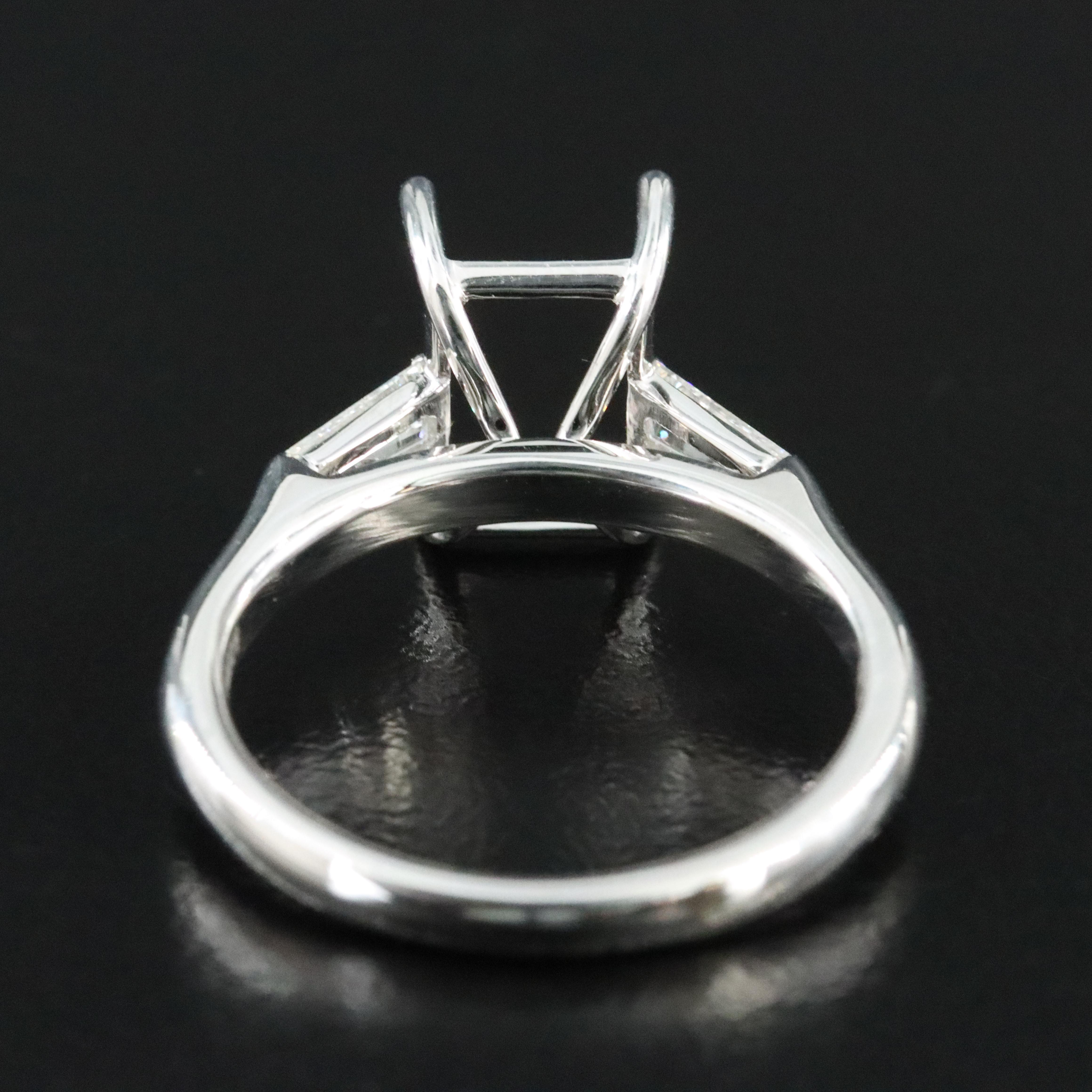 18K 0.34 CTW Lab Grown Diamond Semi Mount