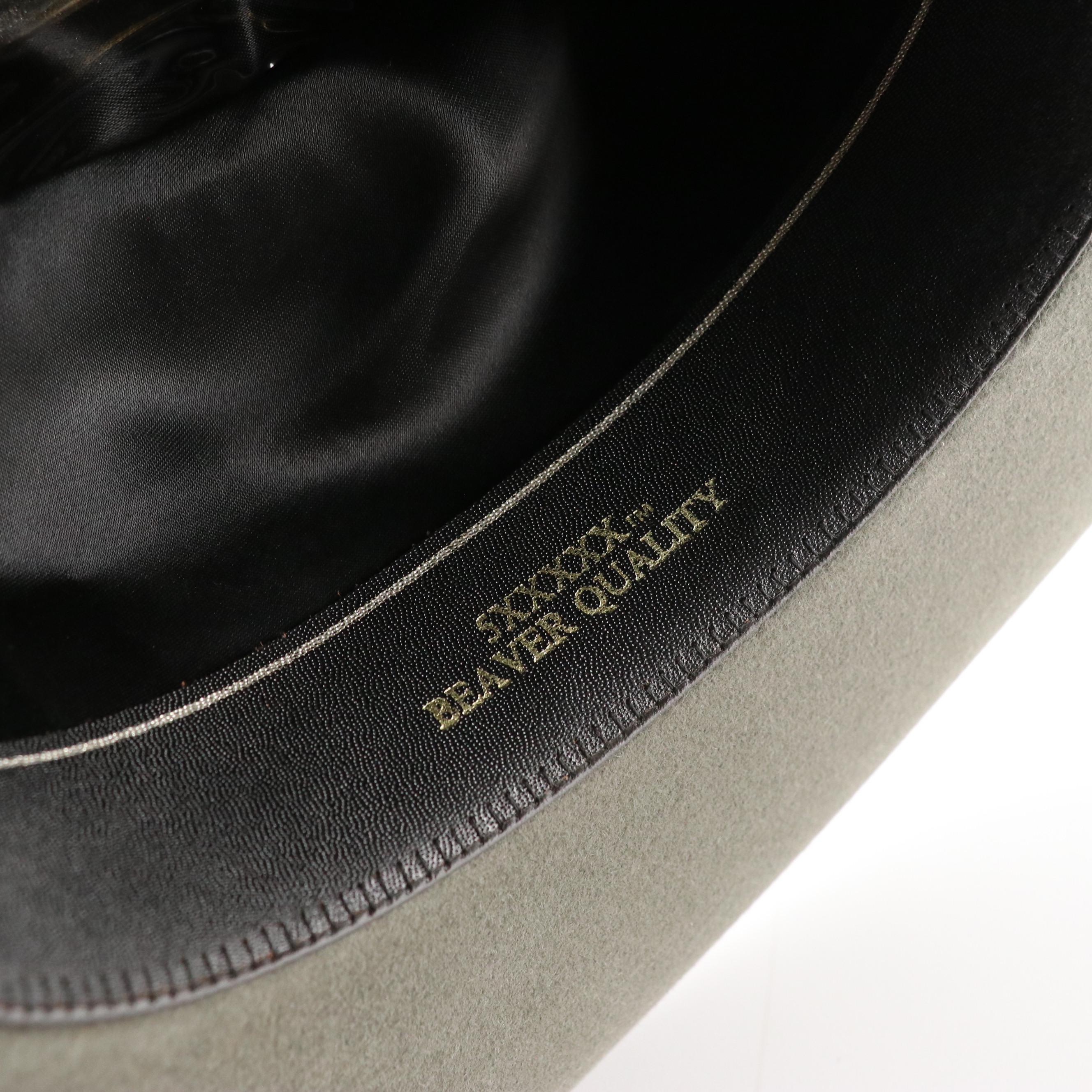 Rodeo King, Double S and Other Western Hat in Canvas and Beaver Fur Felt