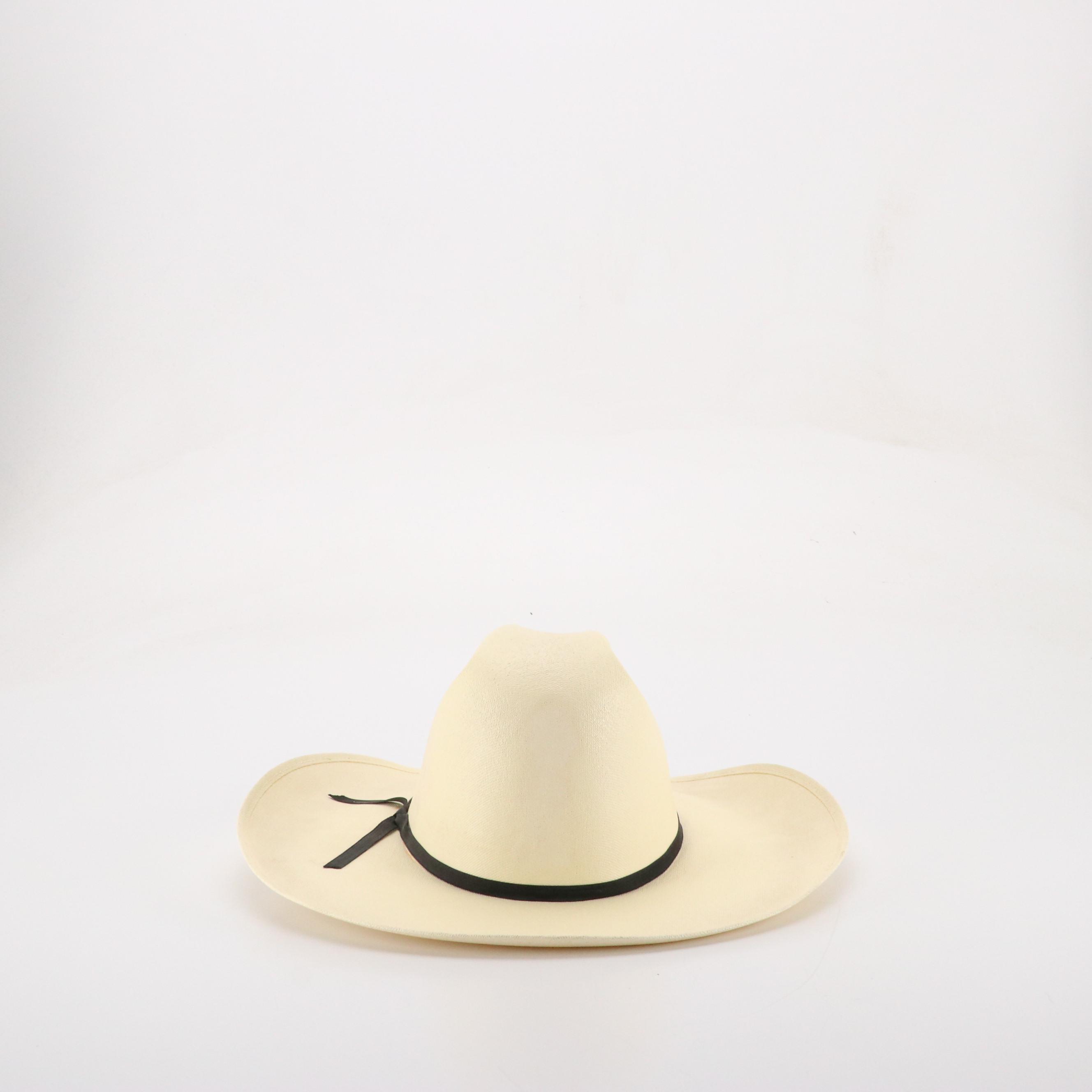 Rodeo King, Double S and Other Western Hat in Canvas and Beaver Fur Felt