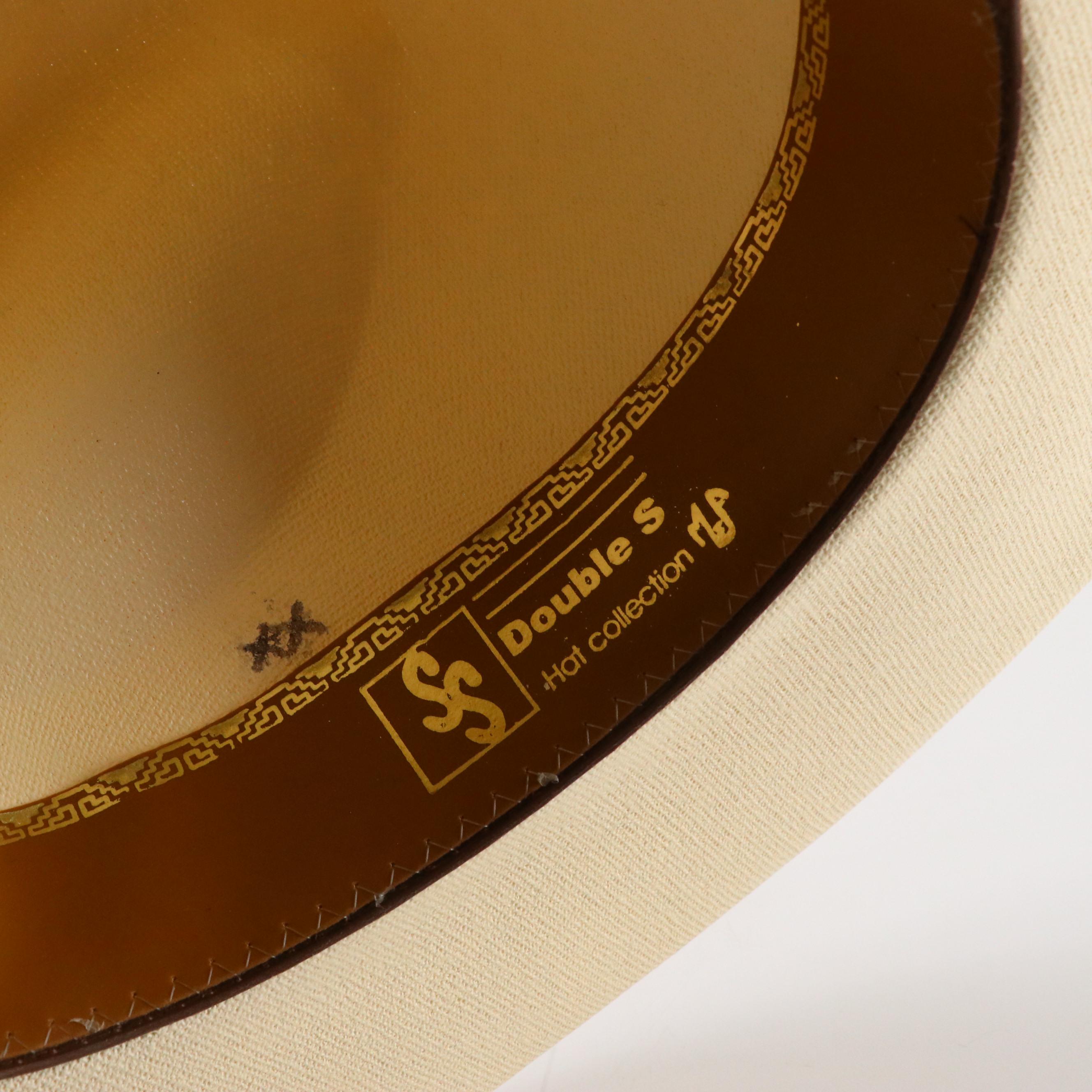 Rodeo King, Double S and Other Western Hat in Canvas and Beaver Fur Felt