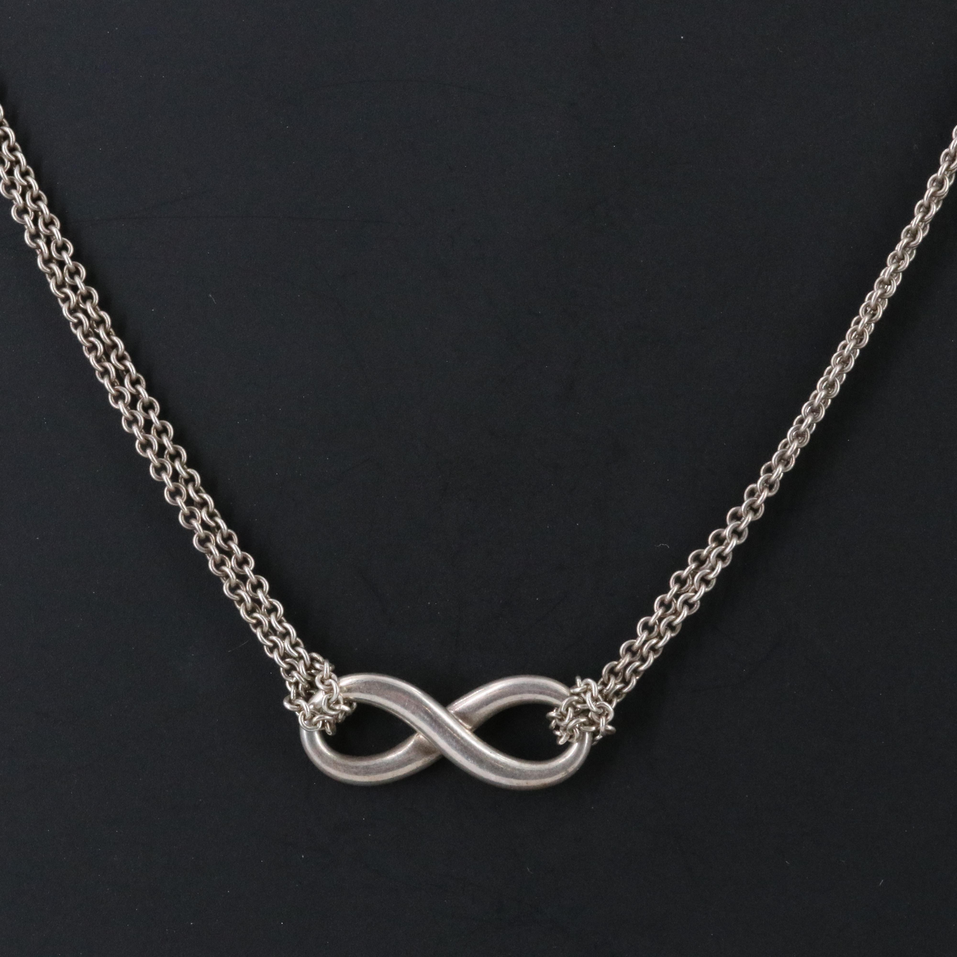 Tiffany & Co. Sterling Infinity Necklace