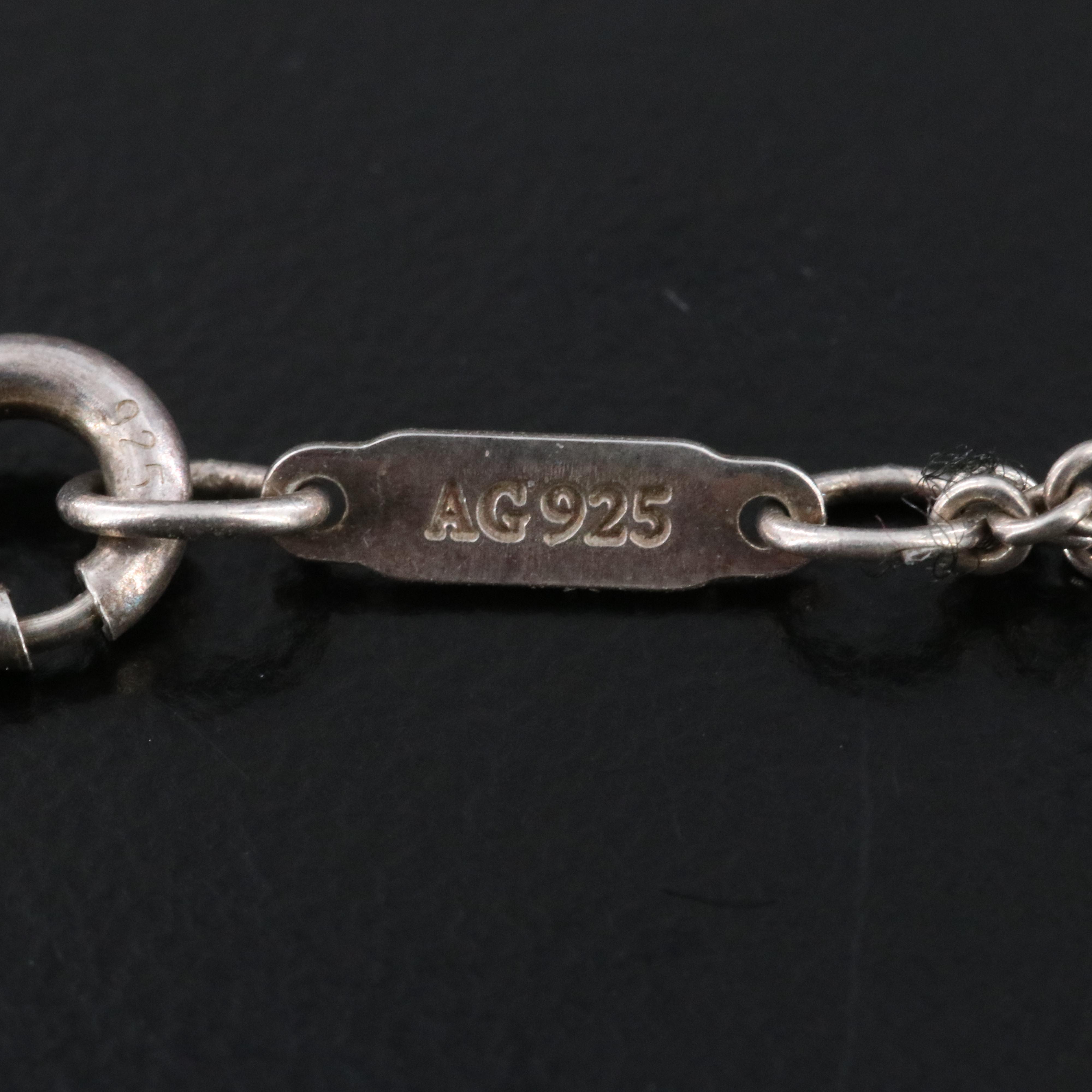 Tiffany & Co. Sterling Infinity Necklace