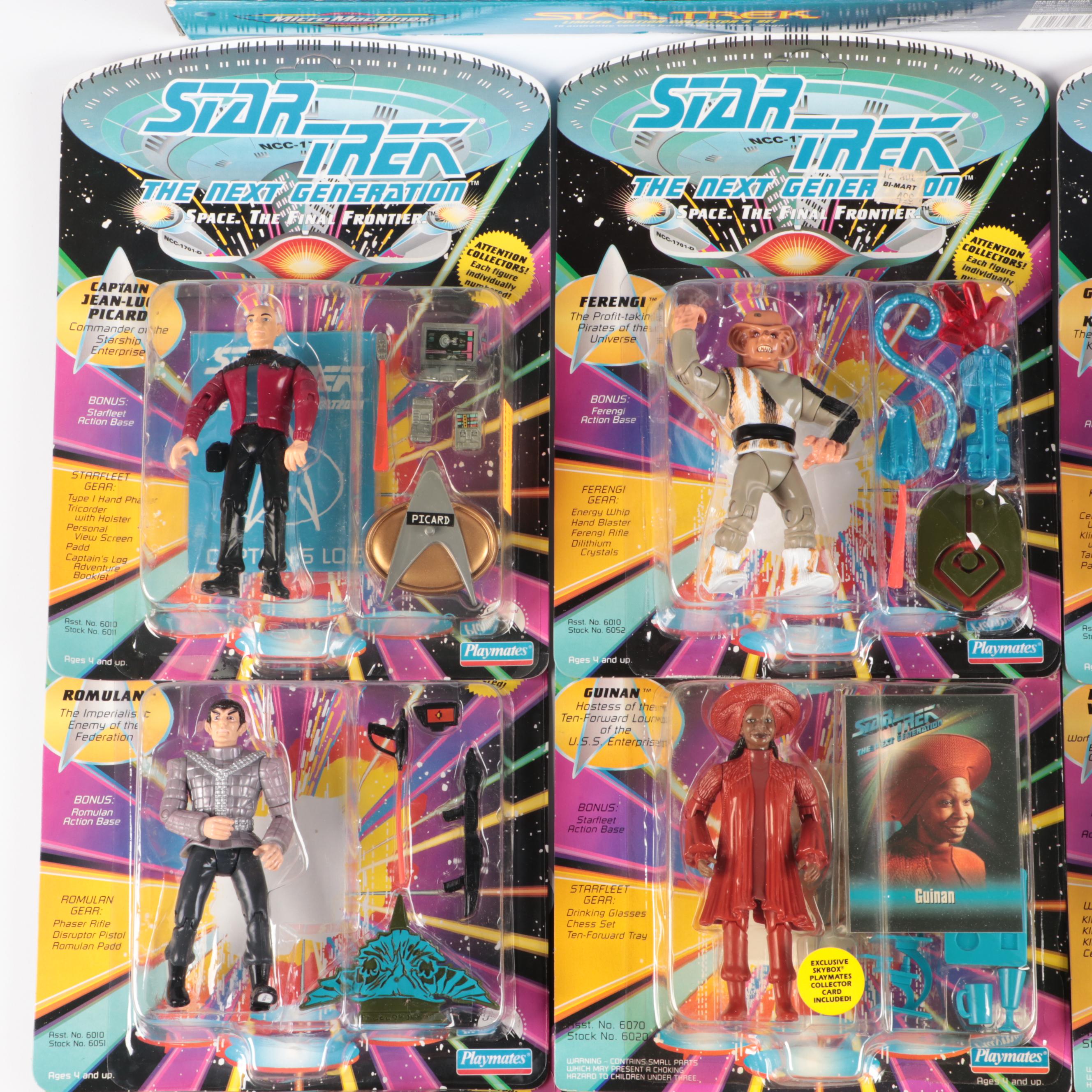 Galoob Star Trek Collector's Sets with Playmates Star Trek Figures