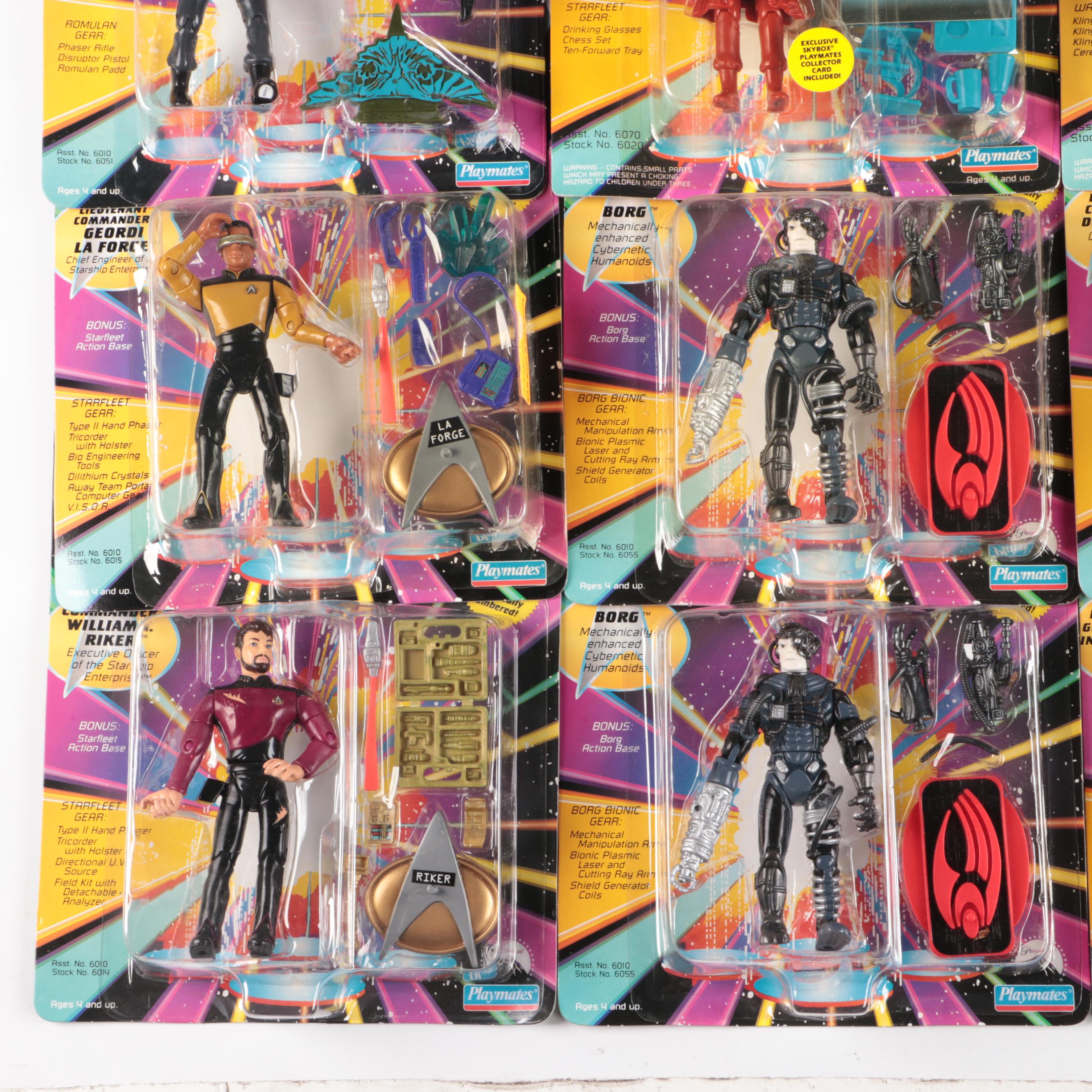 Galoob Star Trek Collector's Sets with Playmates Star Trek Figures