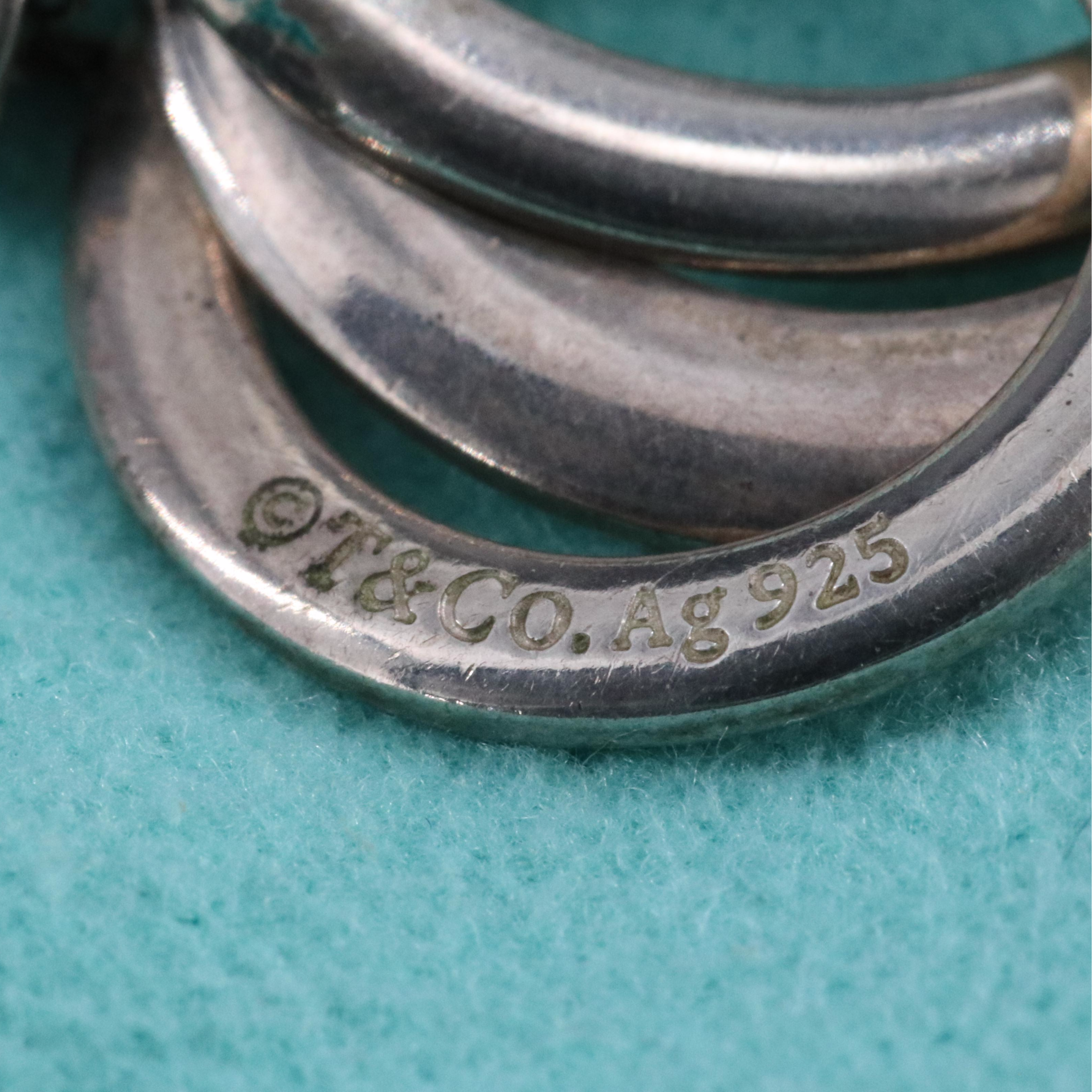 Tiffany & Co. Sterling 1837 Interlocking Circles Necklace