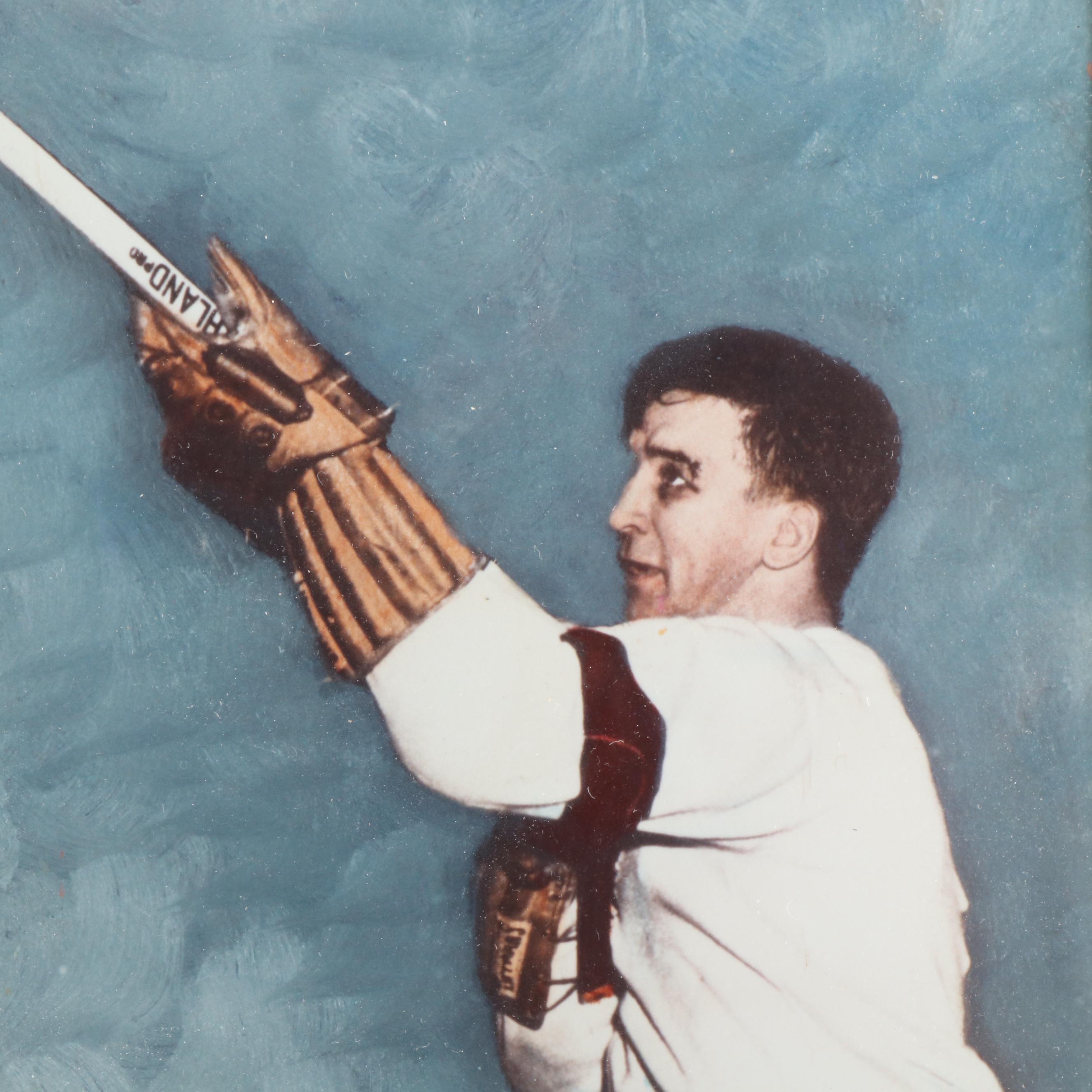 Ted Lindsay and Chris Chelios Signed and Framed Prints, Red Wings