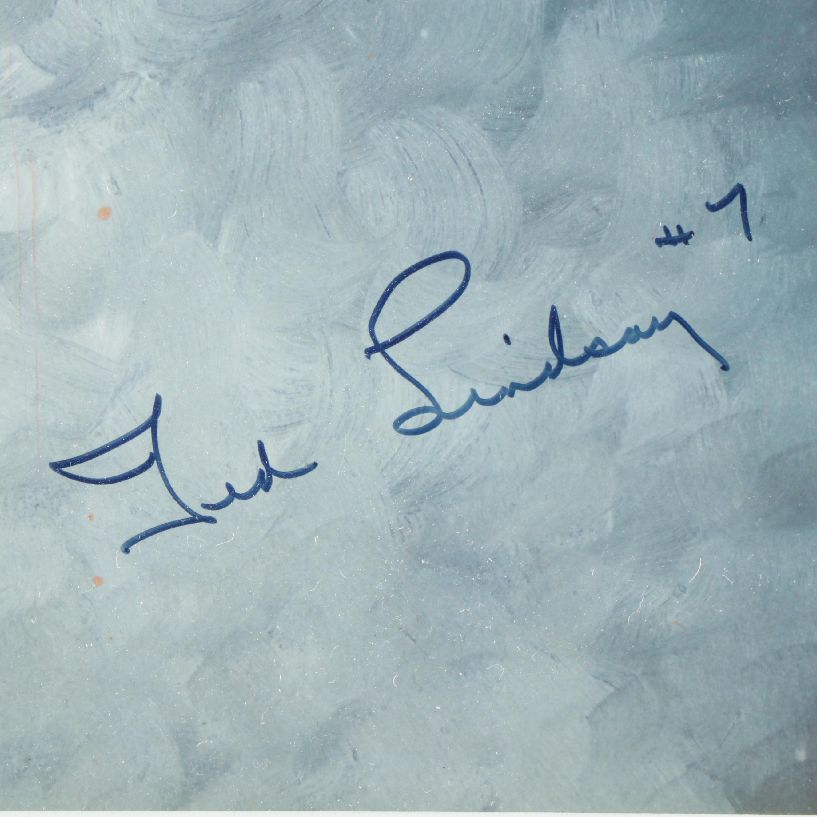 Ted Lindsay and Chris Chelios Signed and Framed Prints, Red Wings