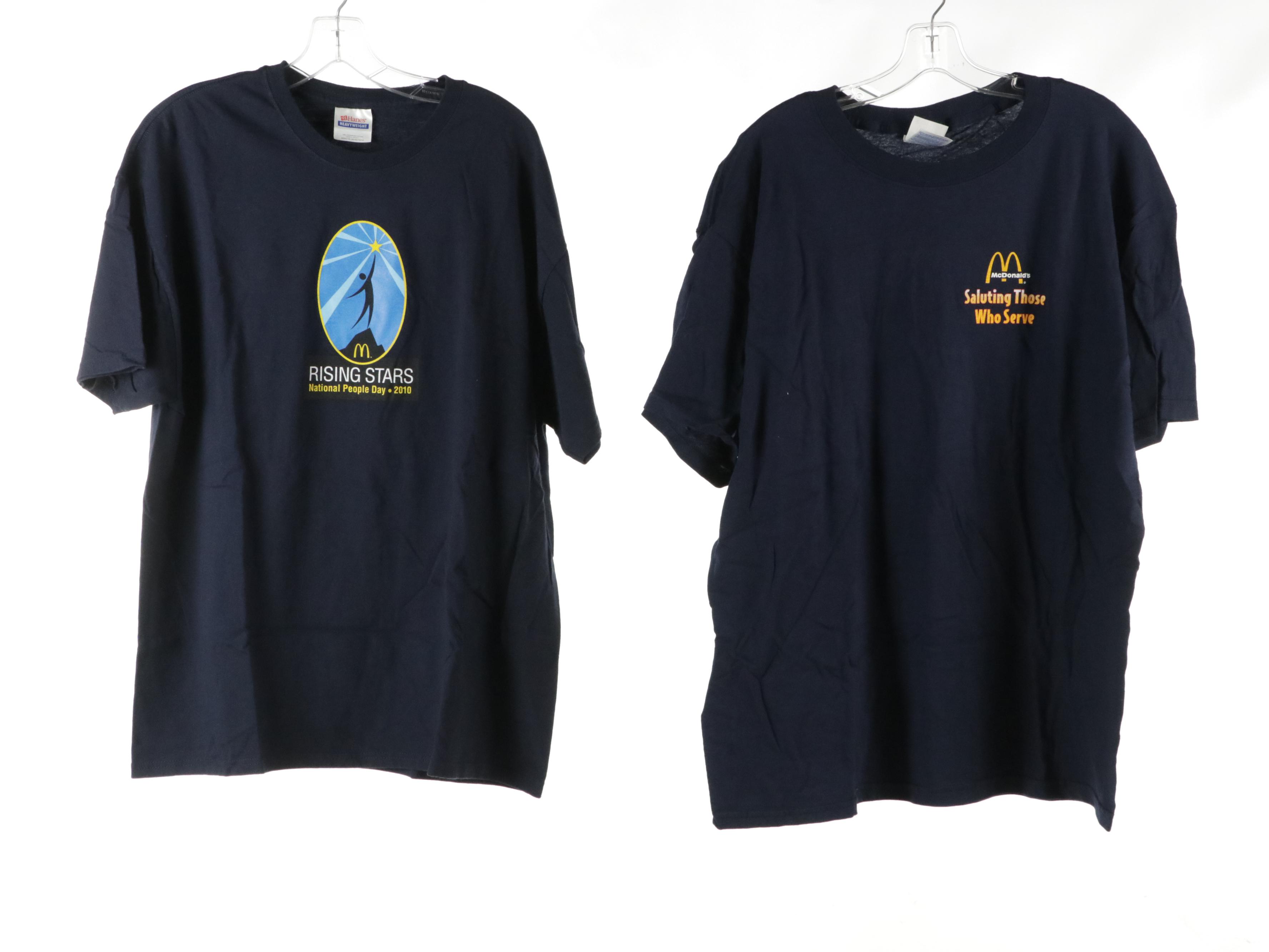 Men's McDonald's Team Graphic T-Shirts and Nylon Zip Jacket