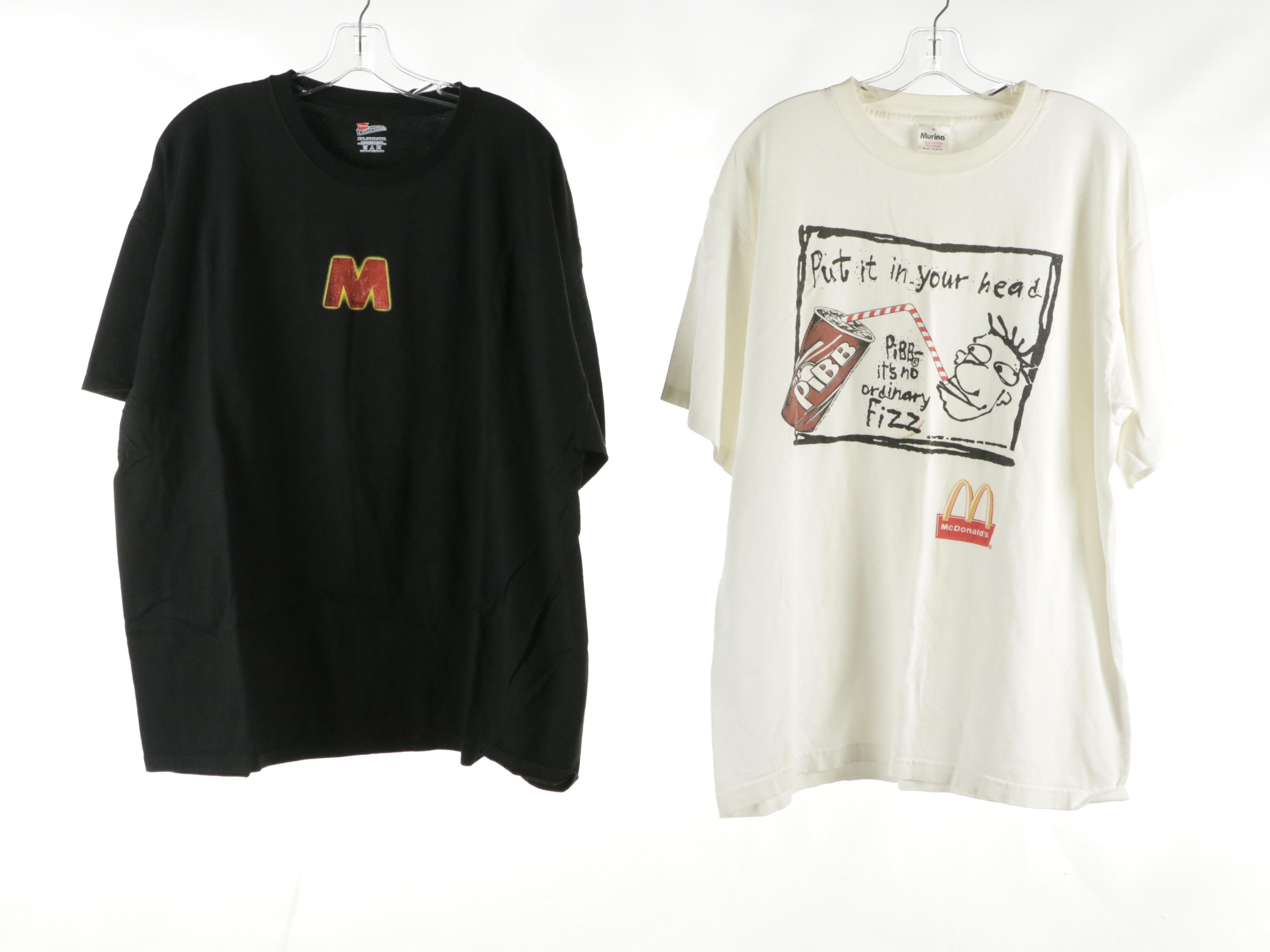 Men's McDonald's Team Graphic T-Shirts and Nylon Zip Jacket