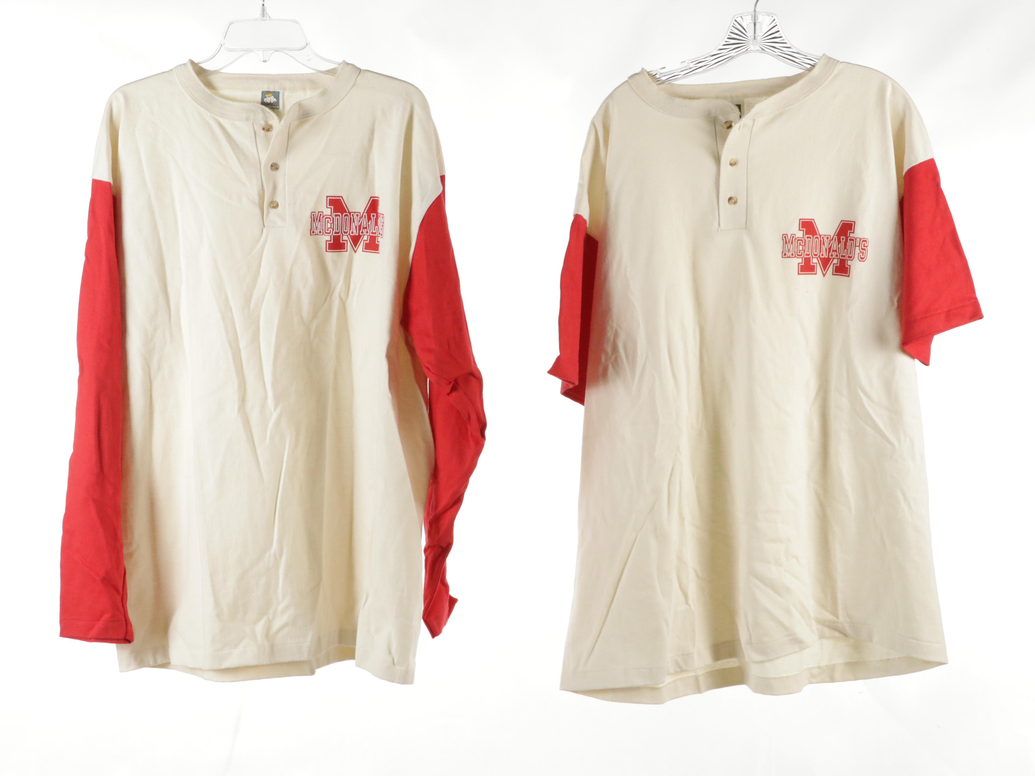 Men's McDonald's Team Graphic T-Shirts and Nylon Zip Jacket