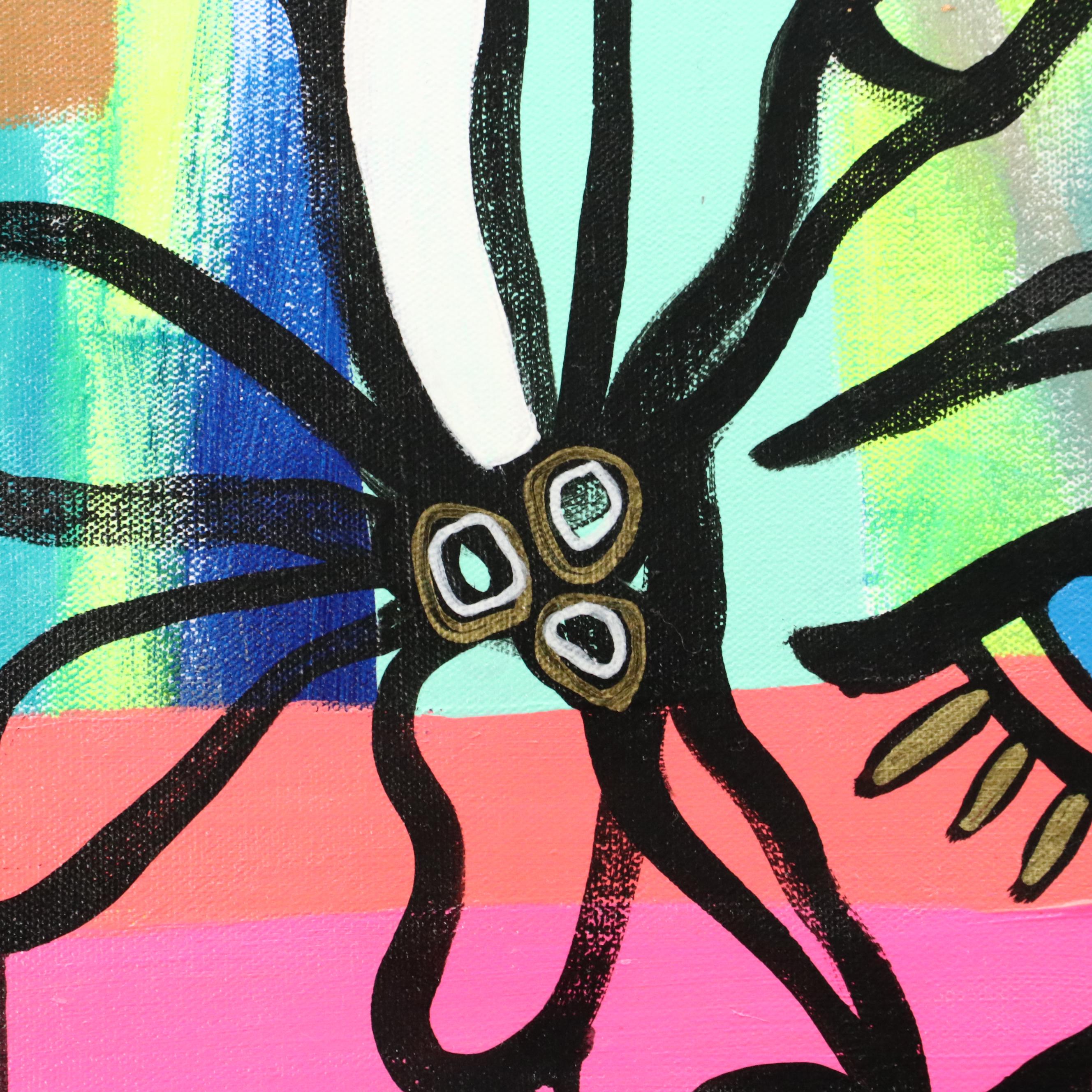 Jordan Howell Acrylic Painting "The Freedom Pirate," 2024