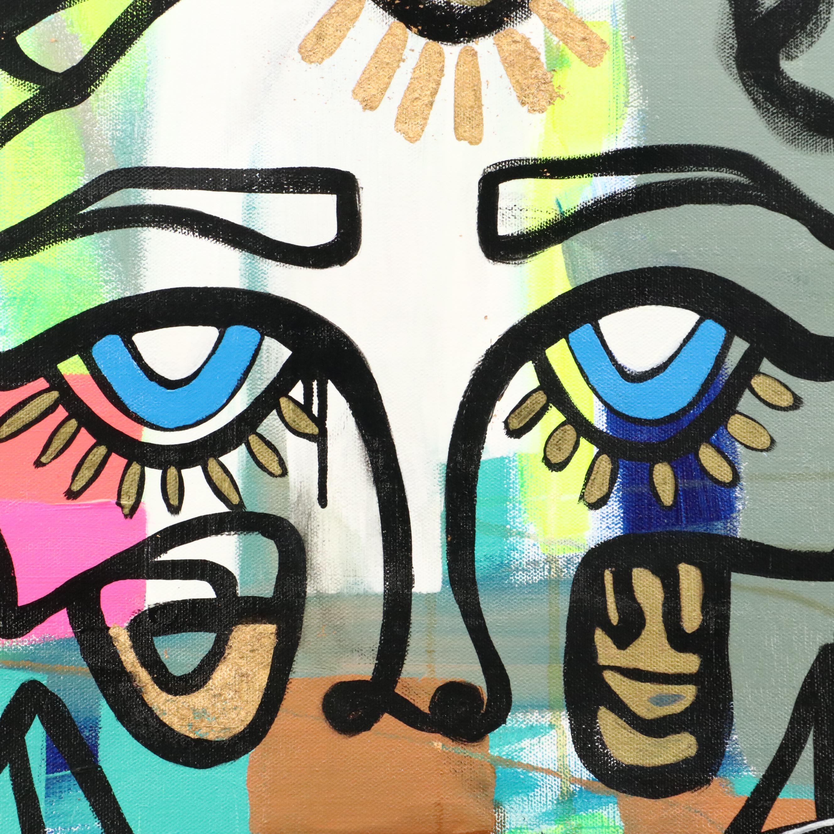 Jordan Howell Acrylic Painting "The Freedom Pirate," 2024