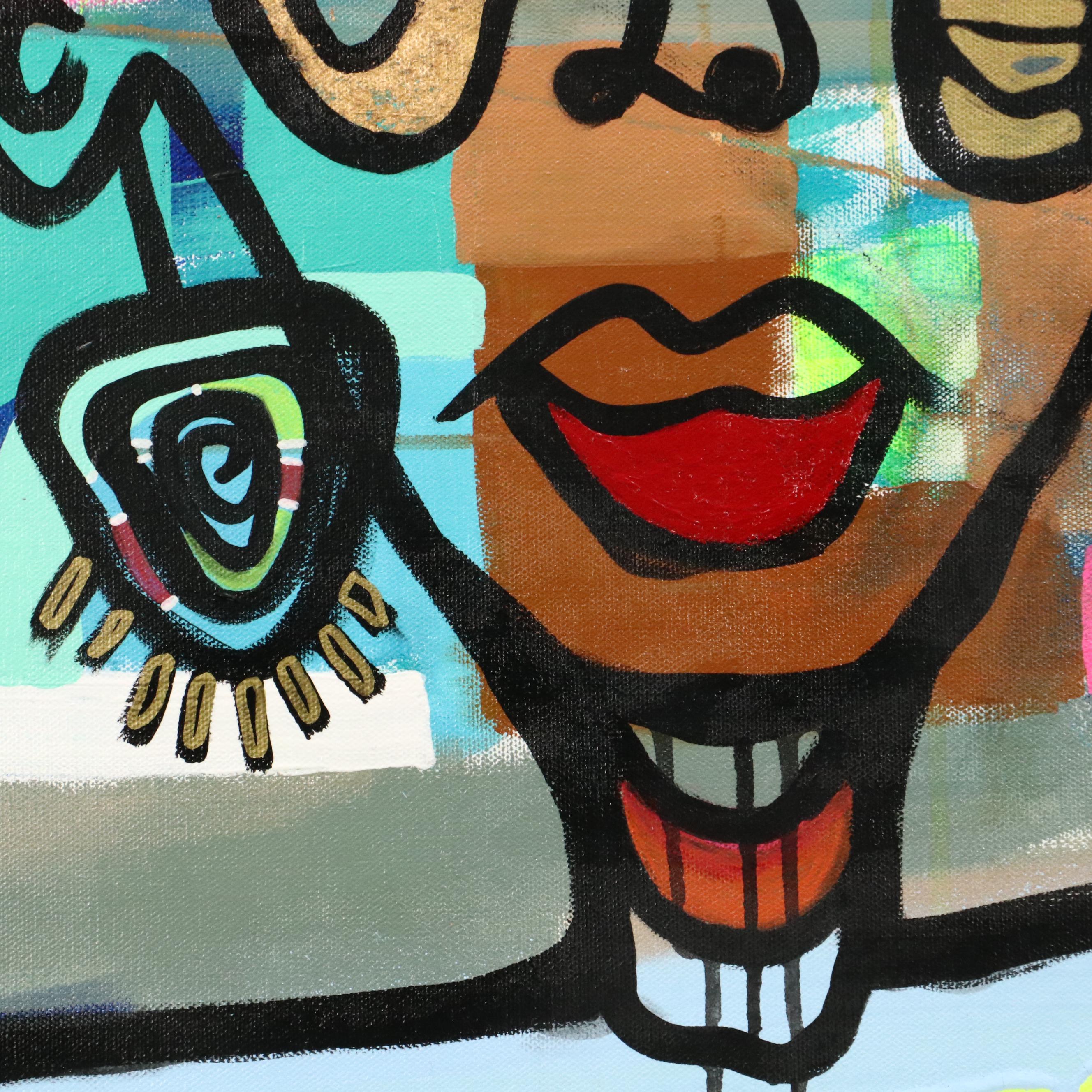 Jordan Howell Acrylic Painting "The Freedom Pirate," 2024