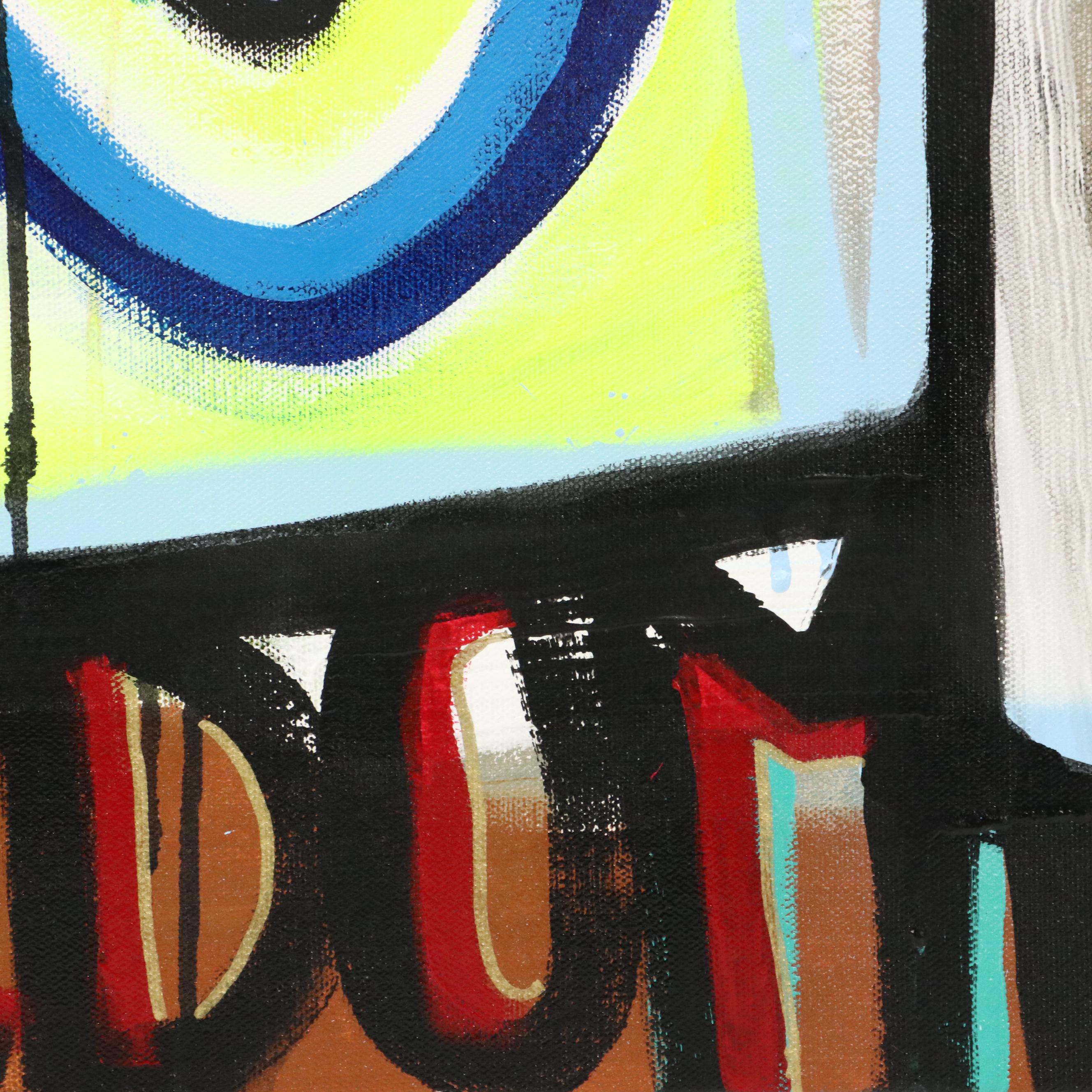 Jordan Howell Acrylic Painting "The Freedom Pirate," 2024