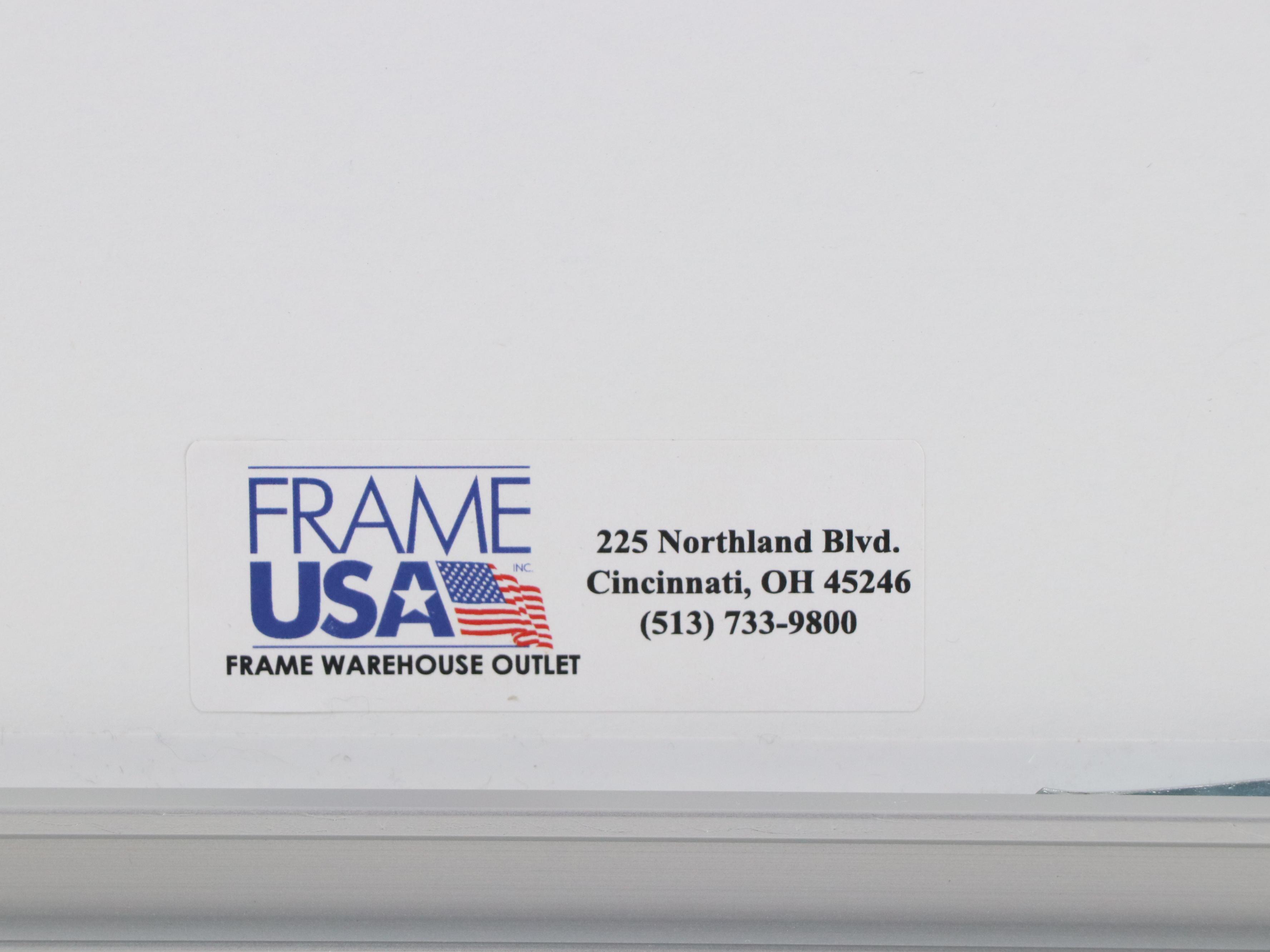 Lynn Elzey Batik Assemblage "Seasons: Fall Flower," 21st C.