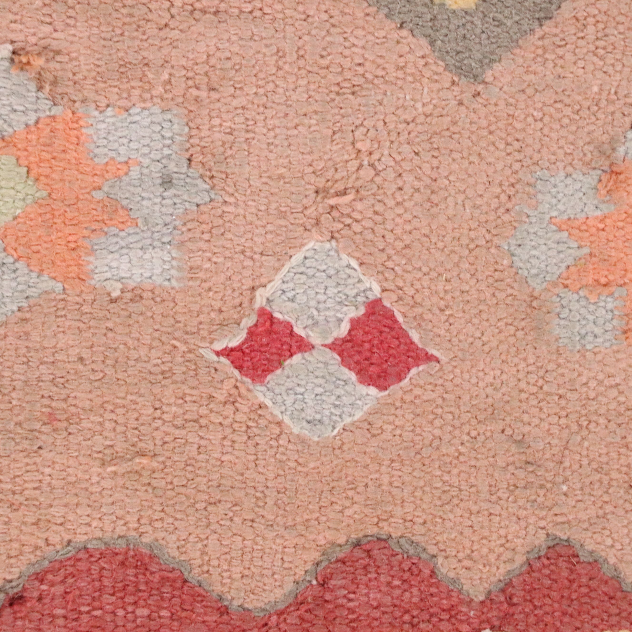 4'2 x 7'4 Handwoven Turkish Kilim Area Rug