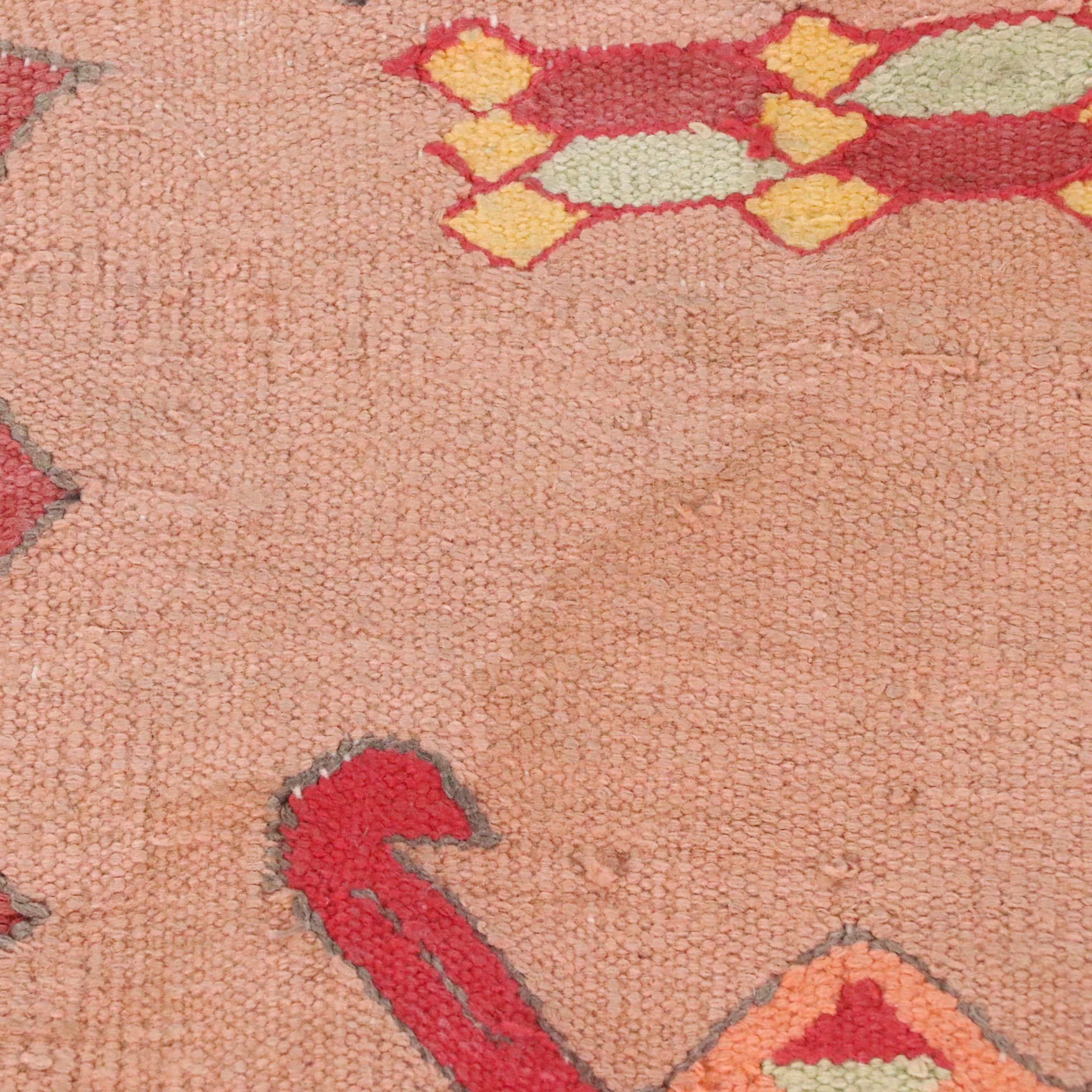 4'2 x 7'4 Handwoven Turkish Kilim Area Rug