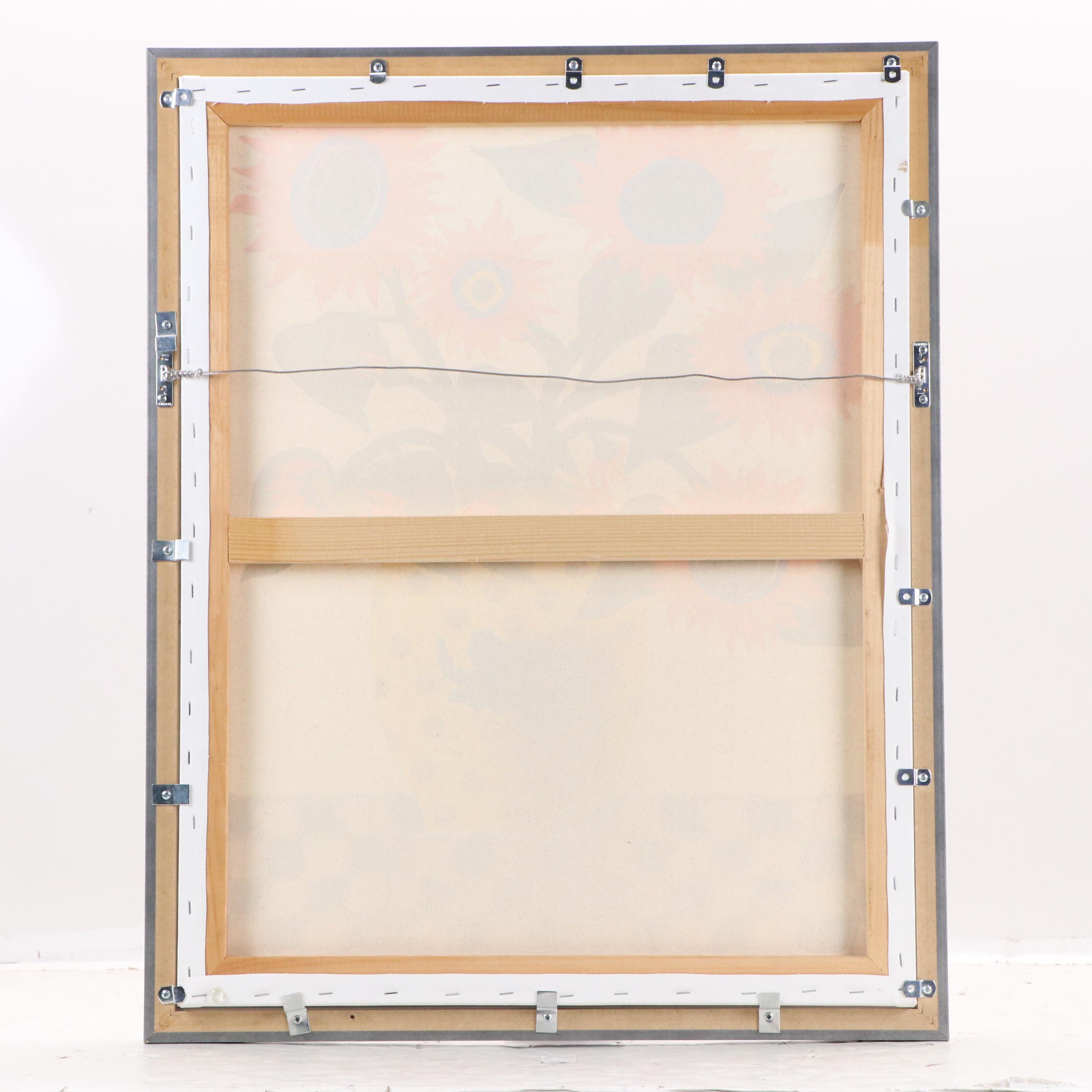 Lynn Elzey Still Life Mixed Media Painting of FC Cincinnati Themed Bouquet