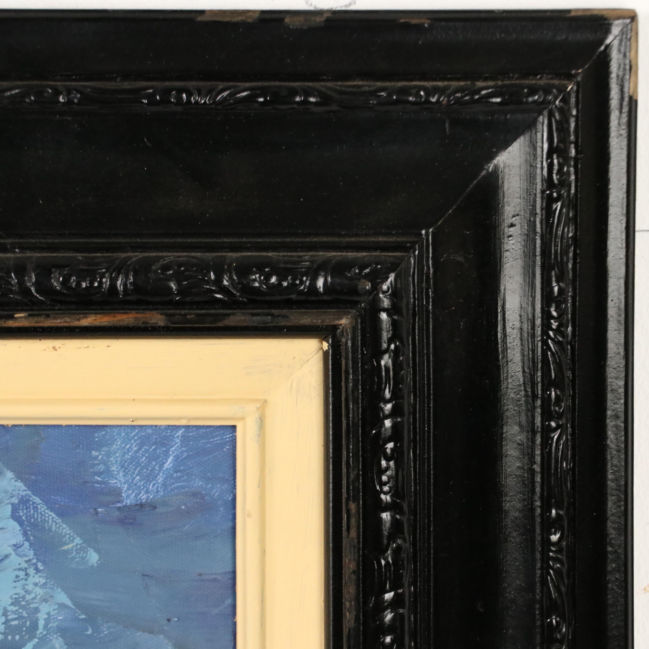 Impressionist Inspired Acrylic Painting After Jack Vettriano